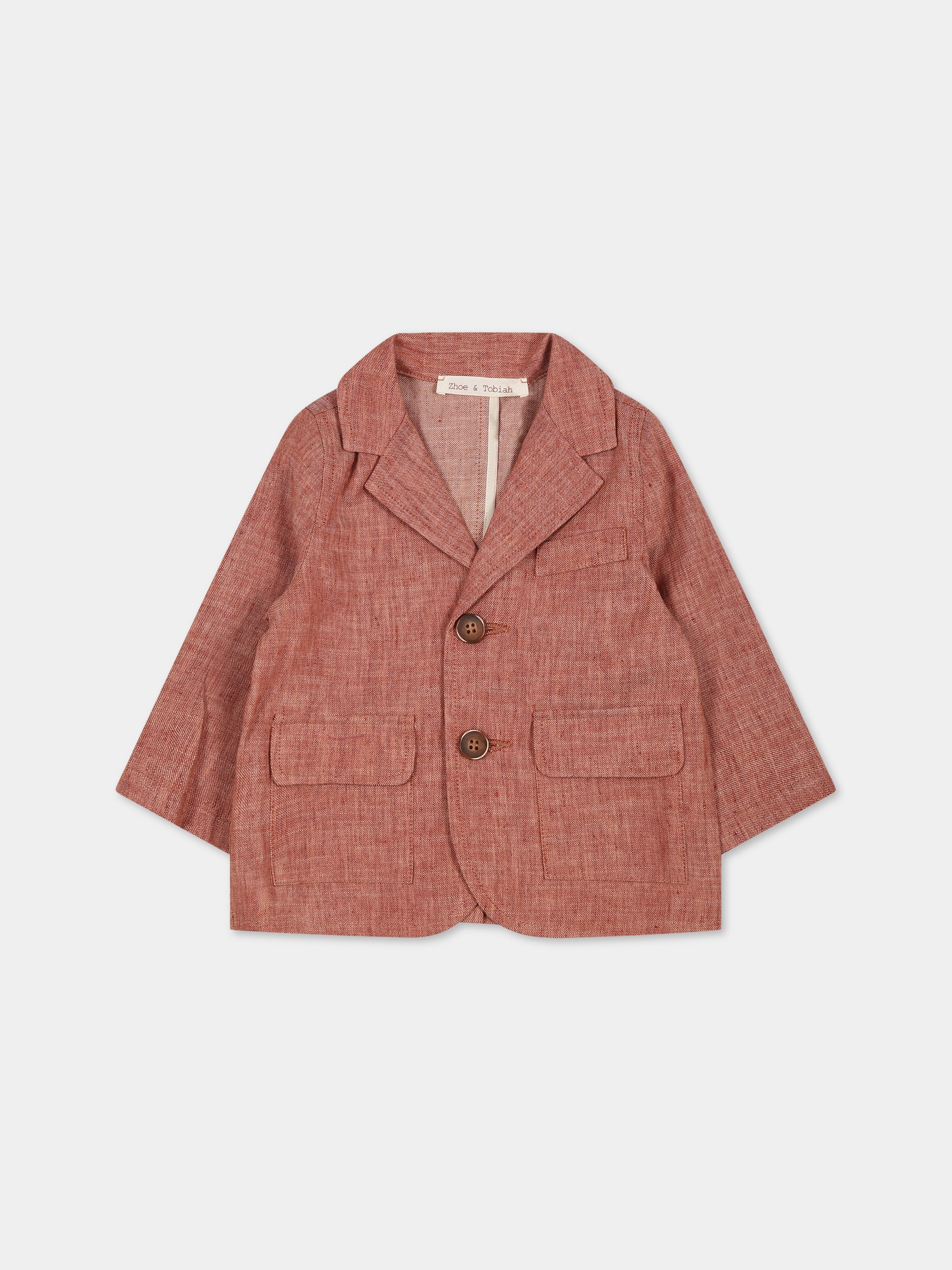 Giacca  marrone per neonato,Zhoe & Tobiah,CLD4 99
