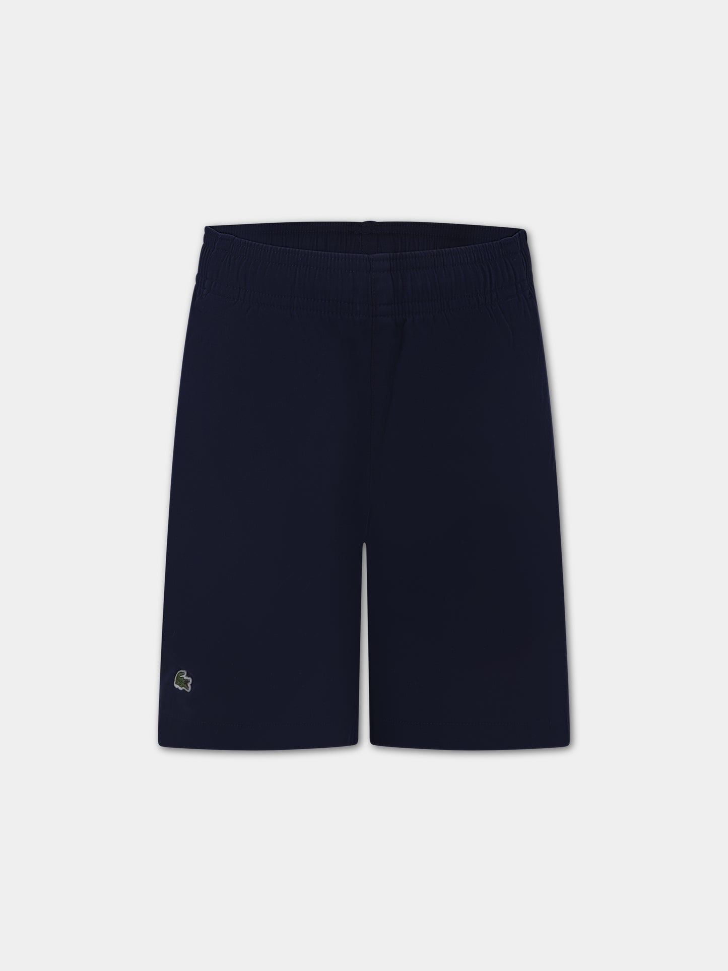 Shorts blu per bambino con iconico coccodrillo,Lacoste,FJ5242 166