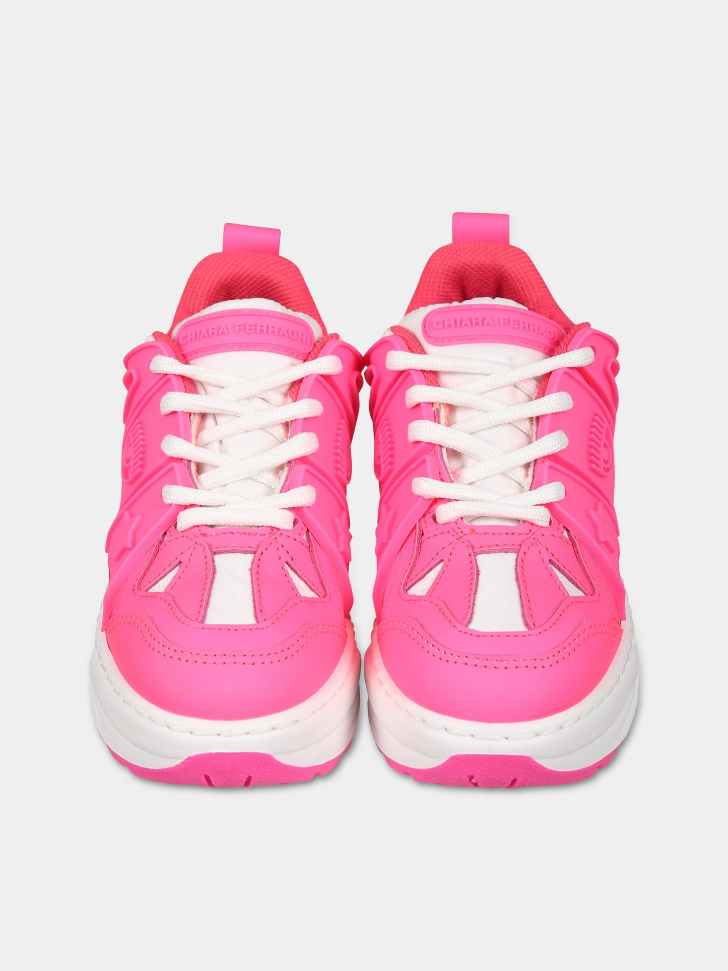 Sneakers multicolor per bambina con iconici eyes flirting,Chiara Ferragni Collection,CFB201 065 K