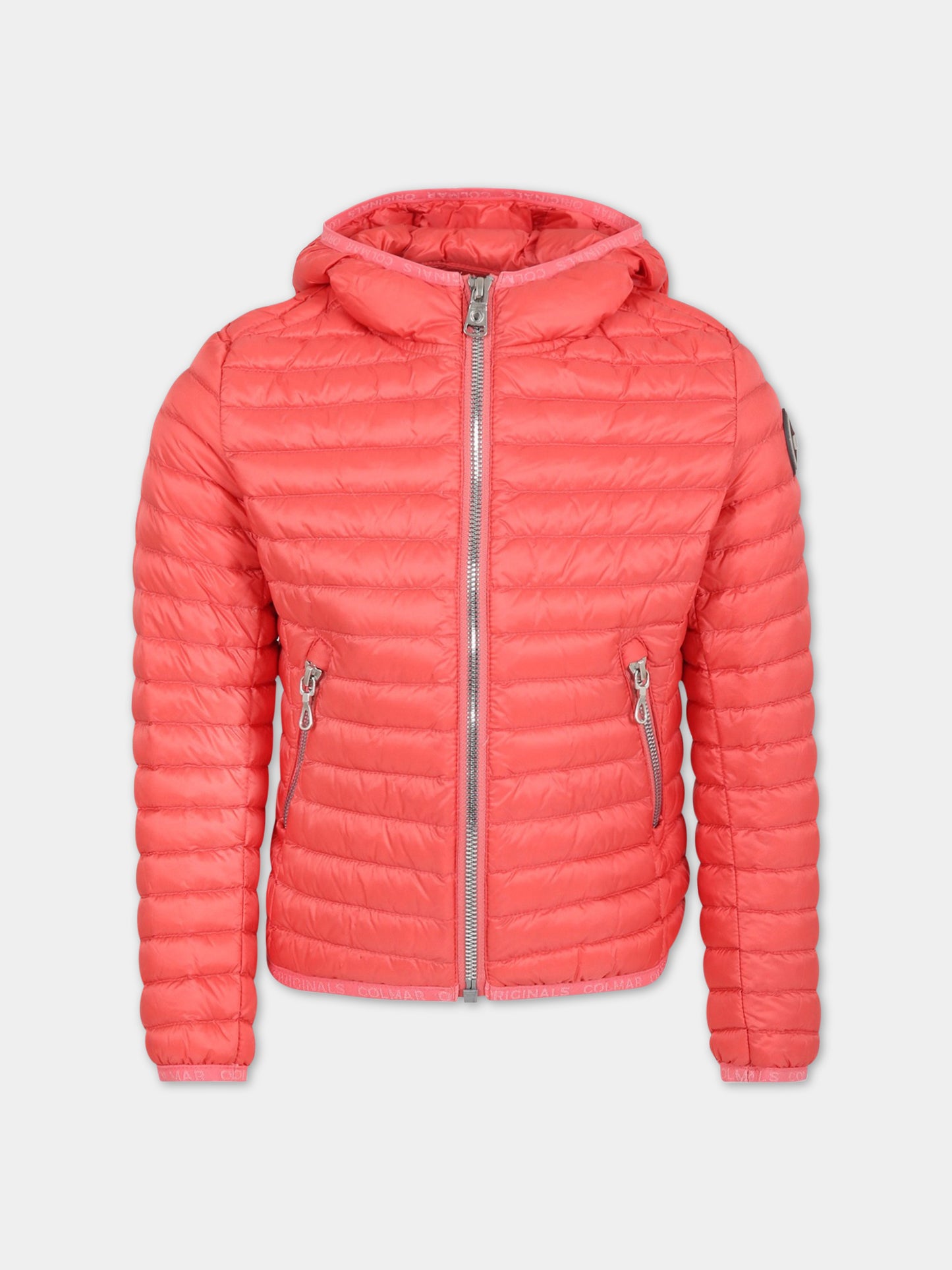 Piumino fucsia per bambina con logo,Colmar Originals Kids,3490U 9VX 267