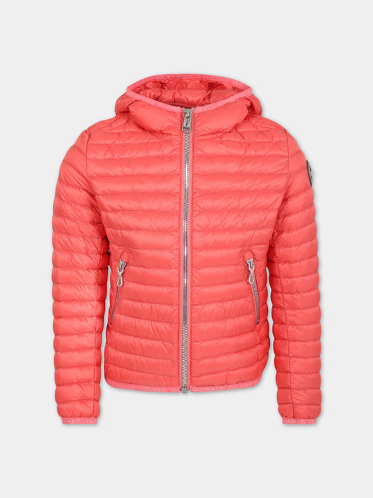Piumino fucsia per bambina con logo,Colmar Originals Kids,3490U 9VX 267