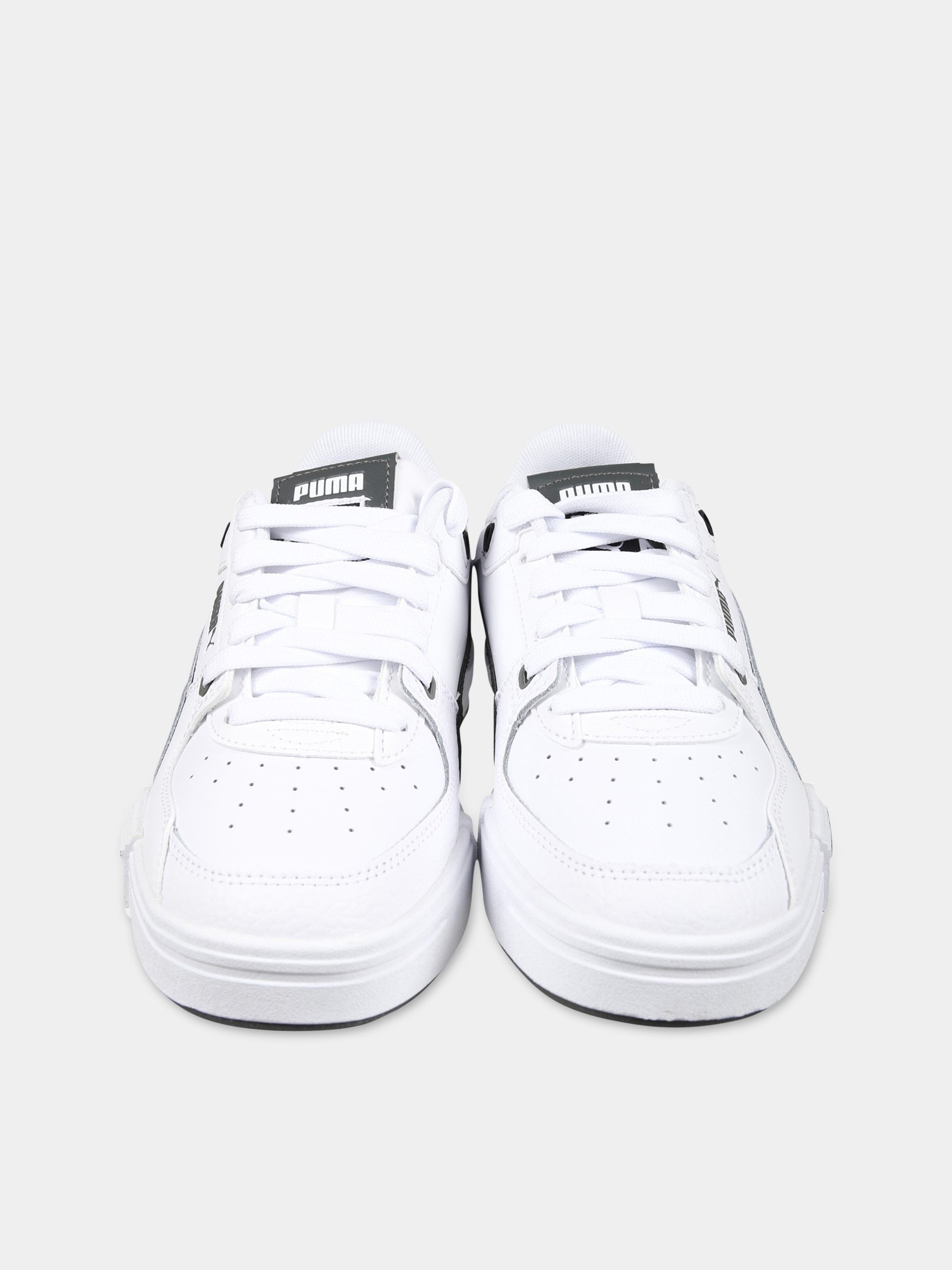 Sneakers bianche per bambino con logo e dettagli neri,Puma,PU391512 391512 02