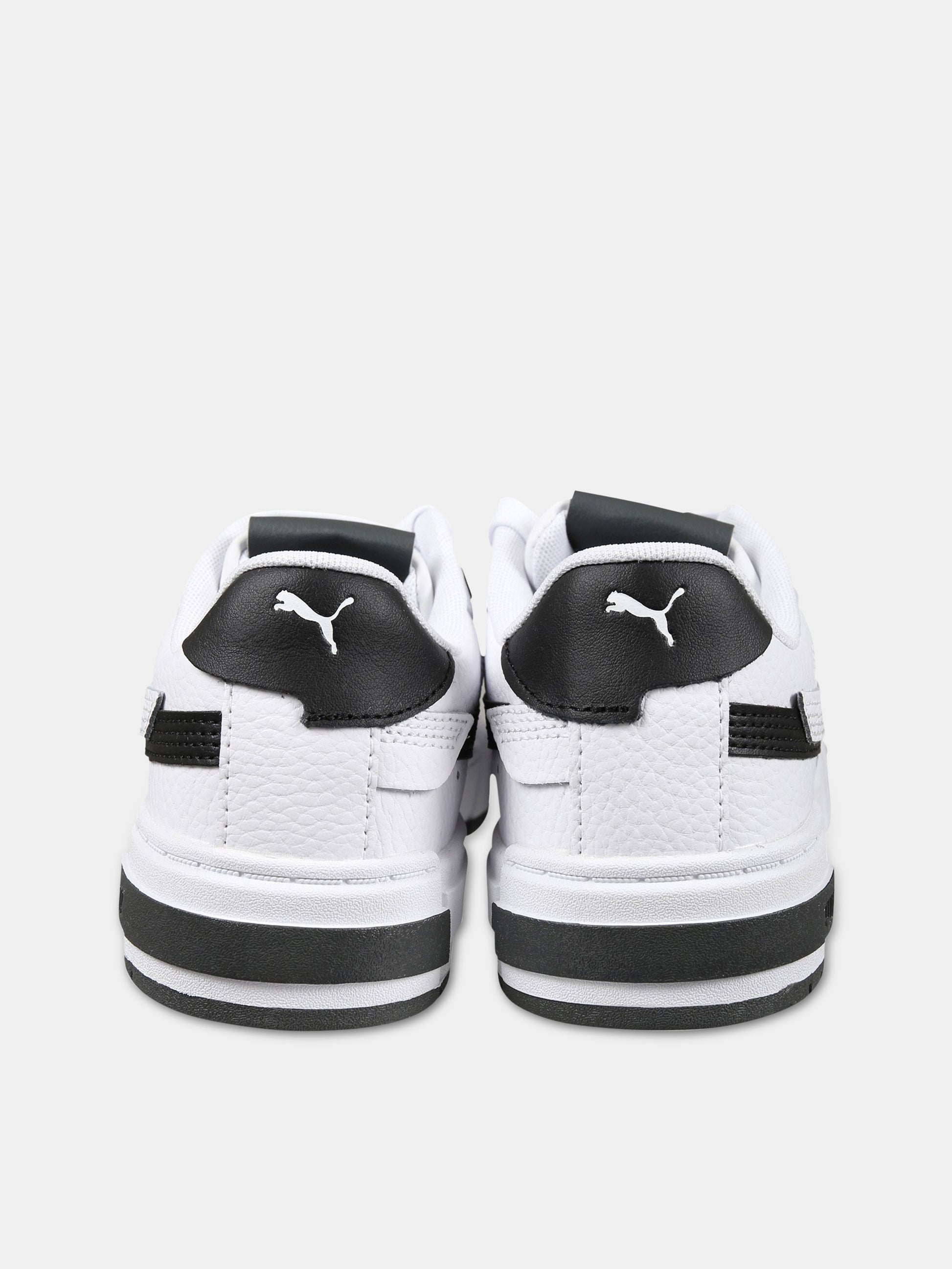 Sneakers bianche per bambino con logo e dettagli neri,Puma,PU391512 391512 02