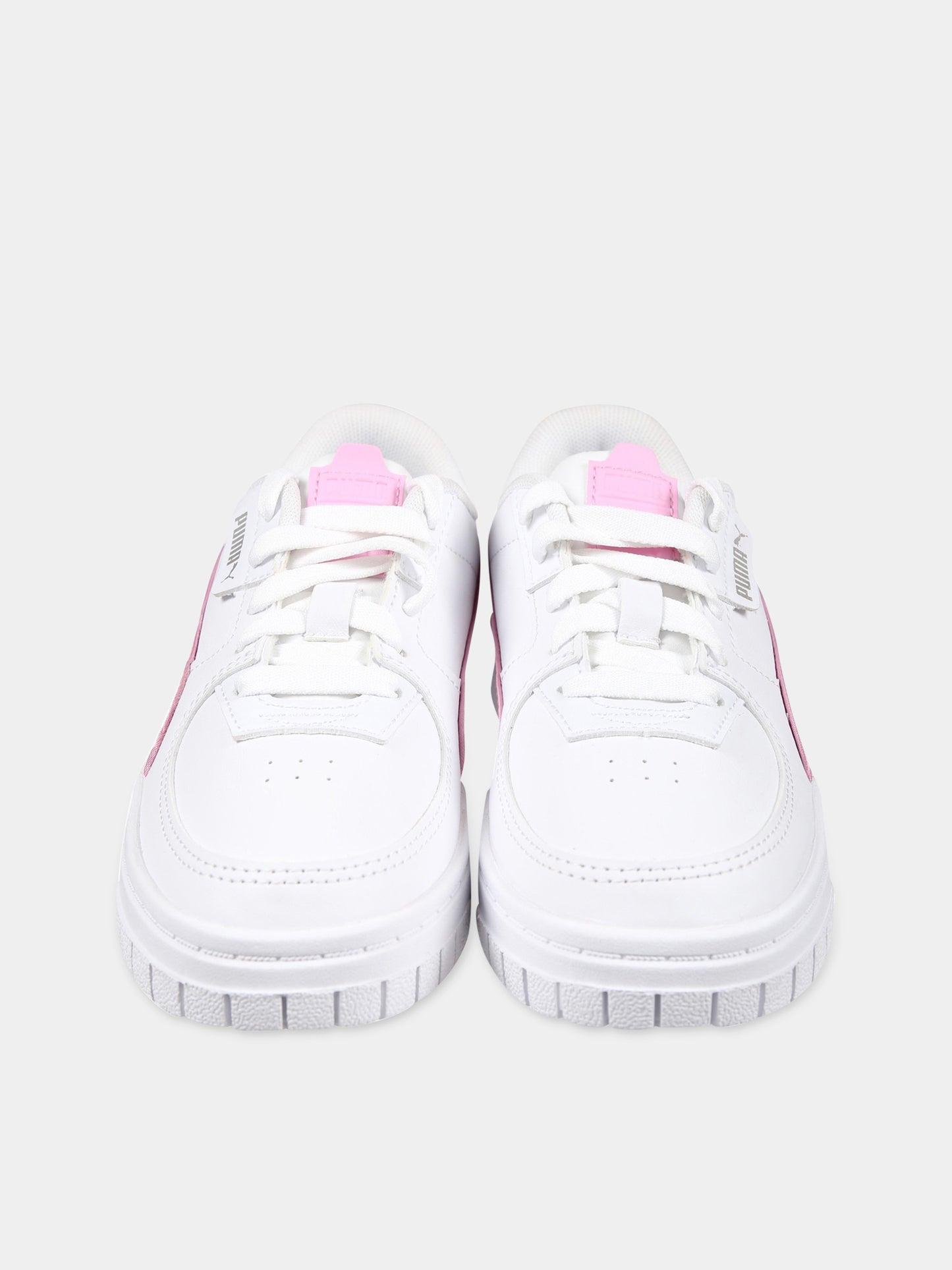 Sneakers bianche per bambina con logo,Puma,PU386074 386074 03