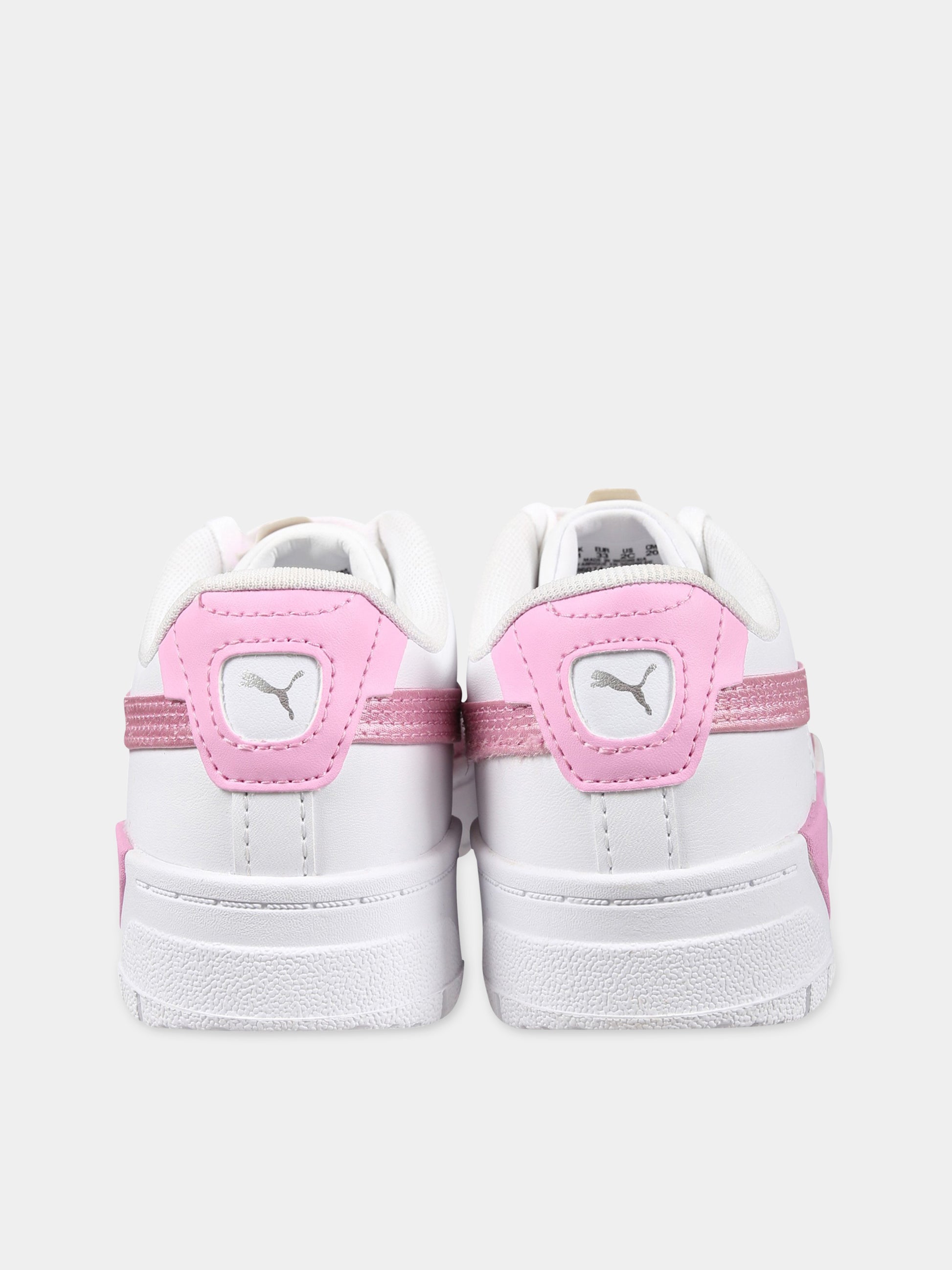 Sneakers bianche per bambina con logo,Puma,PU386074 386074 03