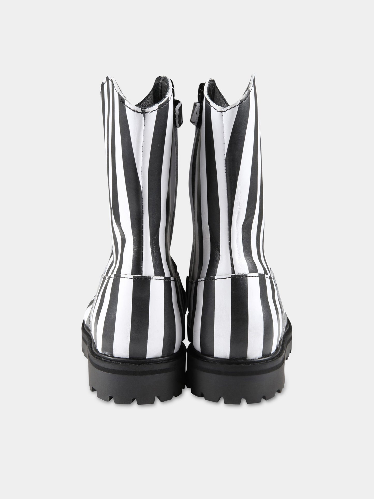 Stivali multicolor per bambina,Marques Almeida,SS23COREAC0188LTH BLACK/WHITE
