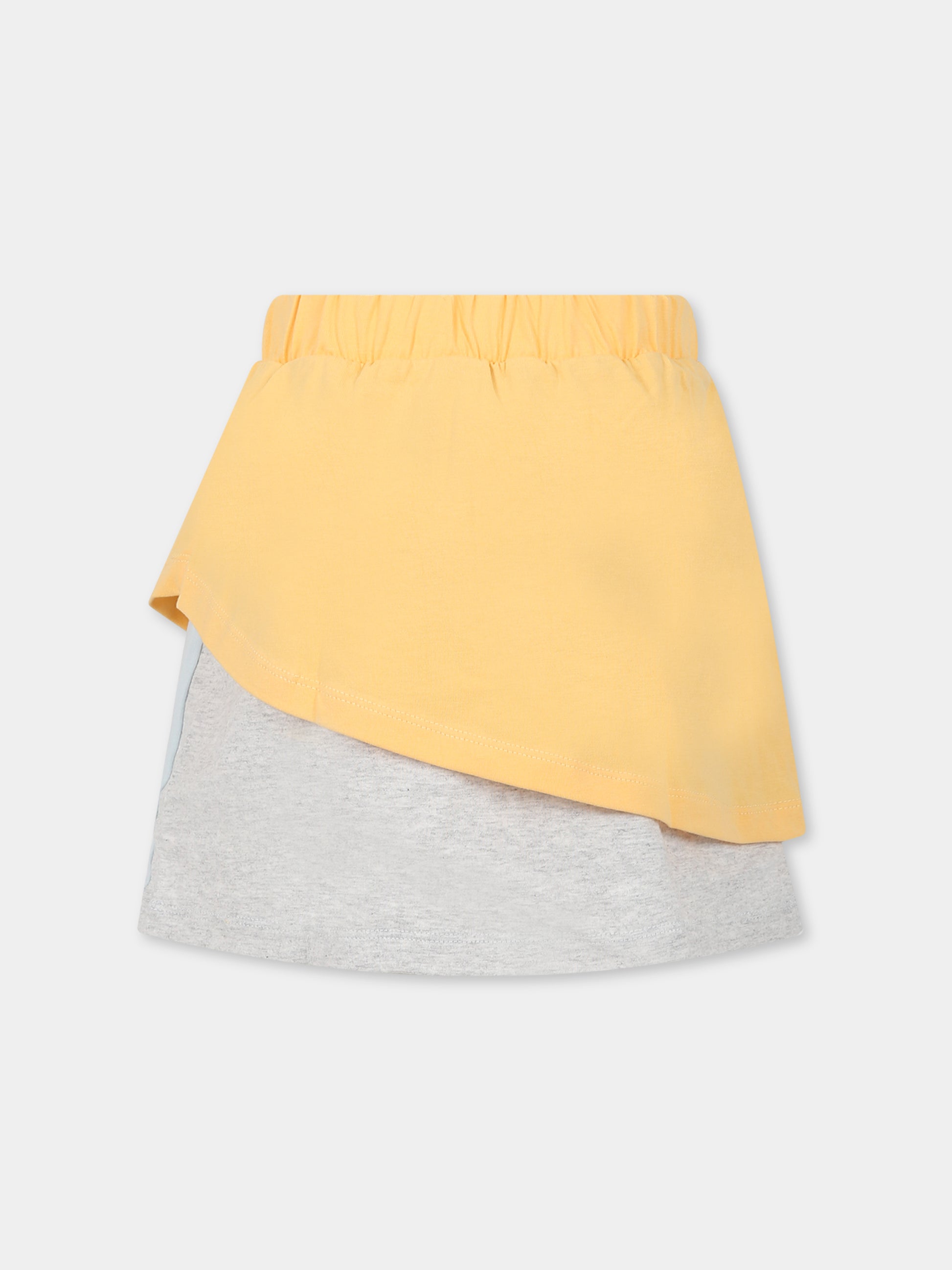 Gonna multicolor per bambina con ricamo,Raquette,BAD 005 66