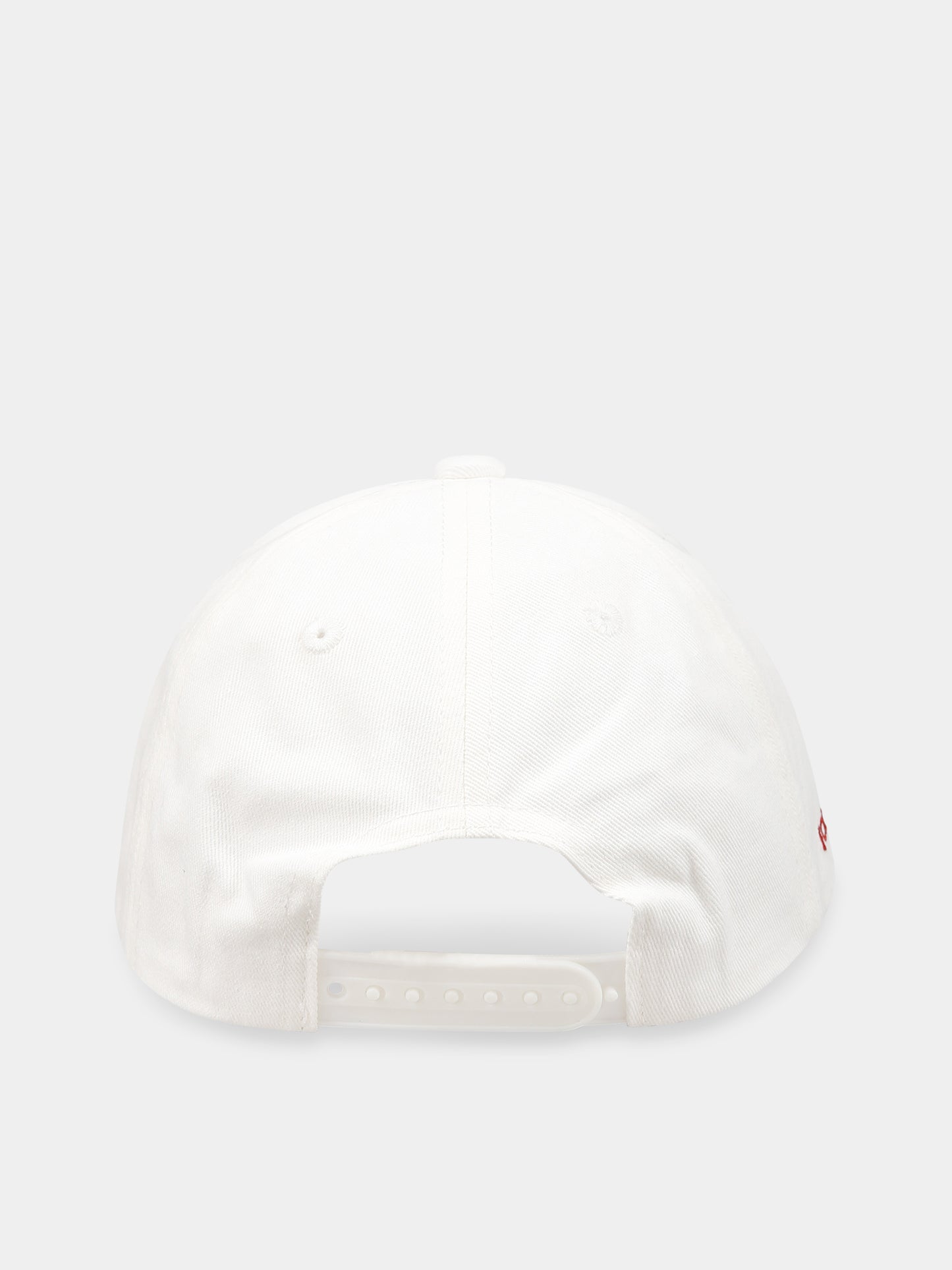 Cappello bianco per bambini con scritta  Star camp  e logo rosso,Raquette,TCAP 001 81