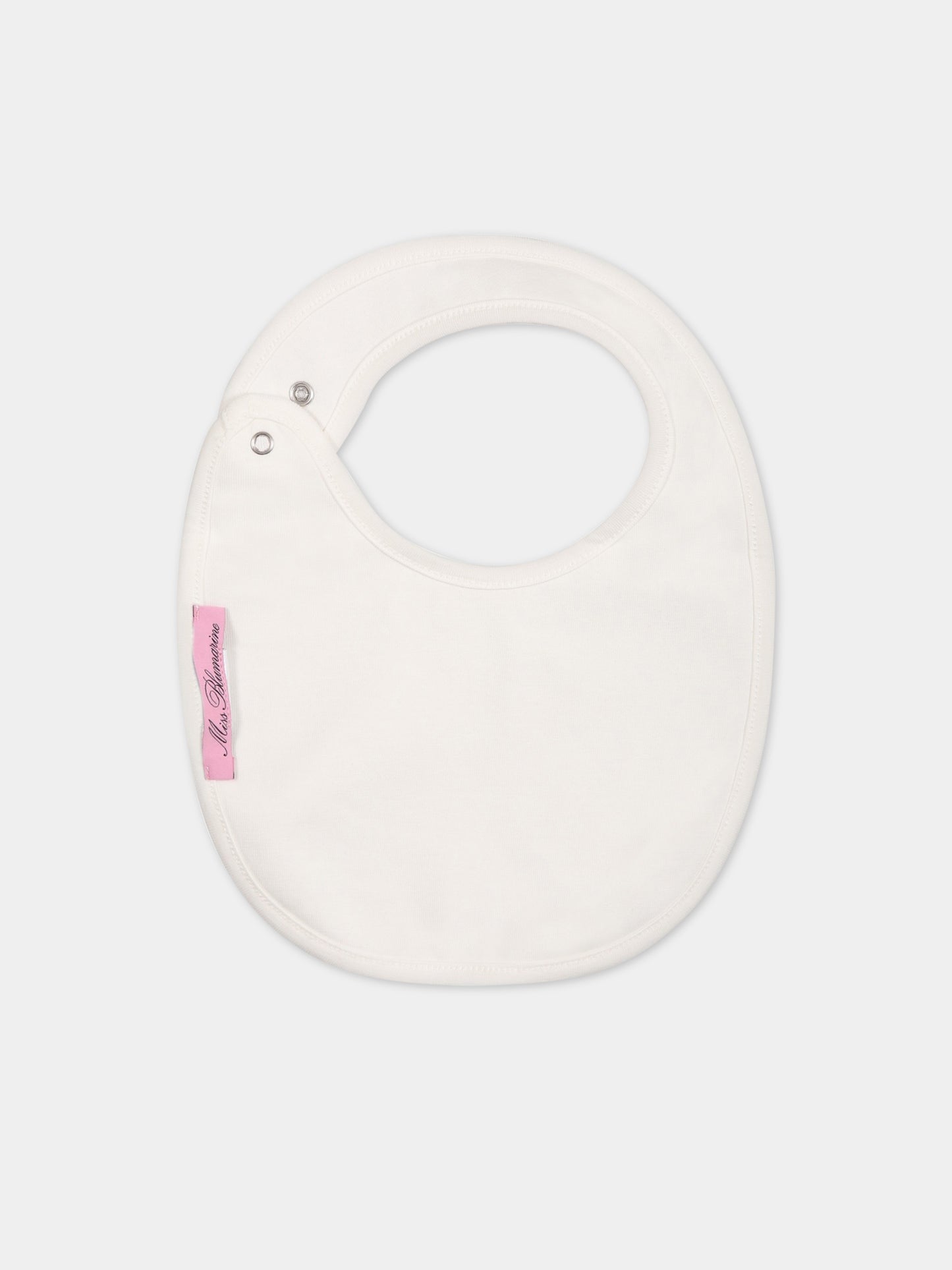 Set bianco per neonata con logo,Blumarine Baby,IA3126J6050 10602