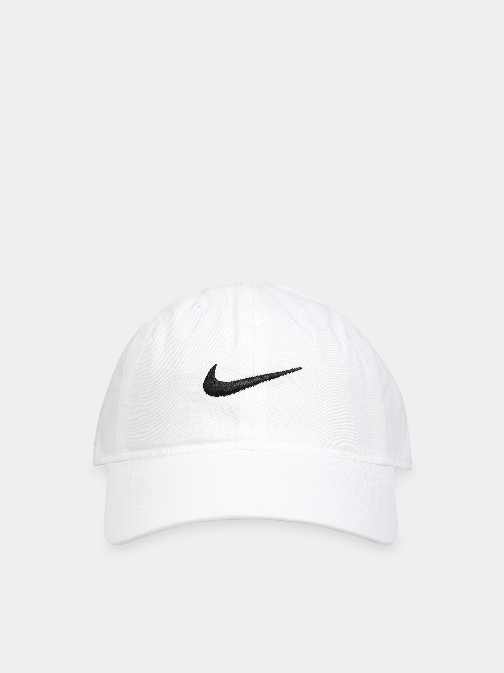 Cappello bianco per bambini con iconico swoosh,Nike,8A2319 001