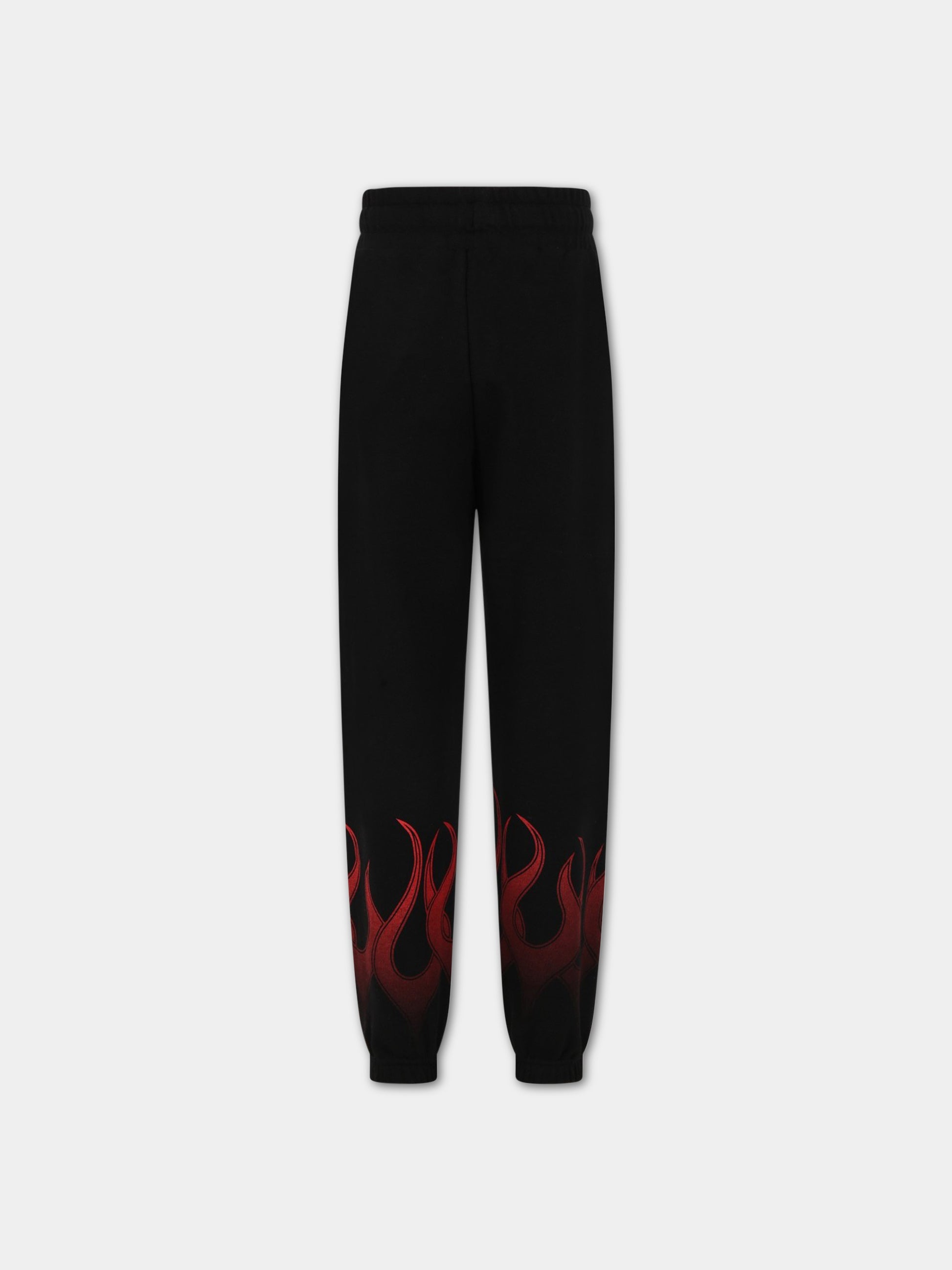 Pantalone casual nero per bambino con logo,Vision Of Super,PFV3101J ROSSO