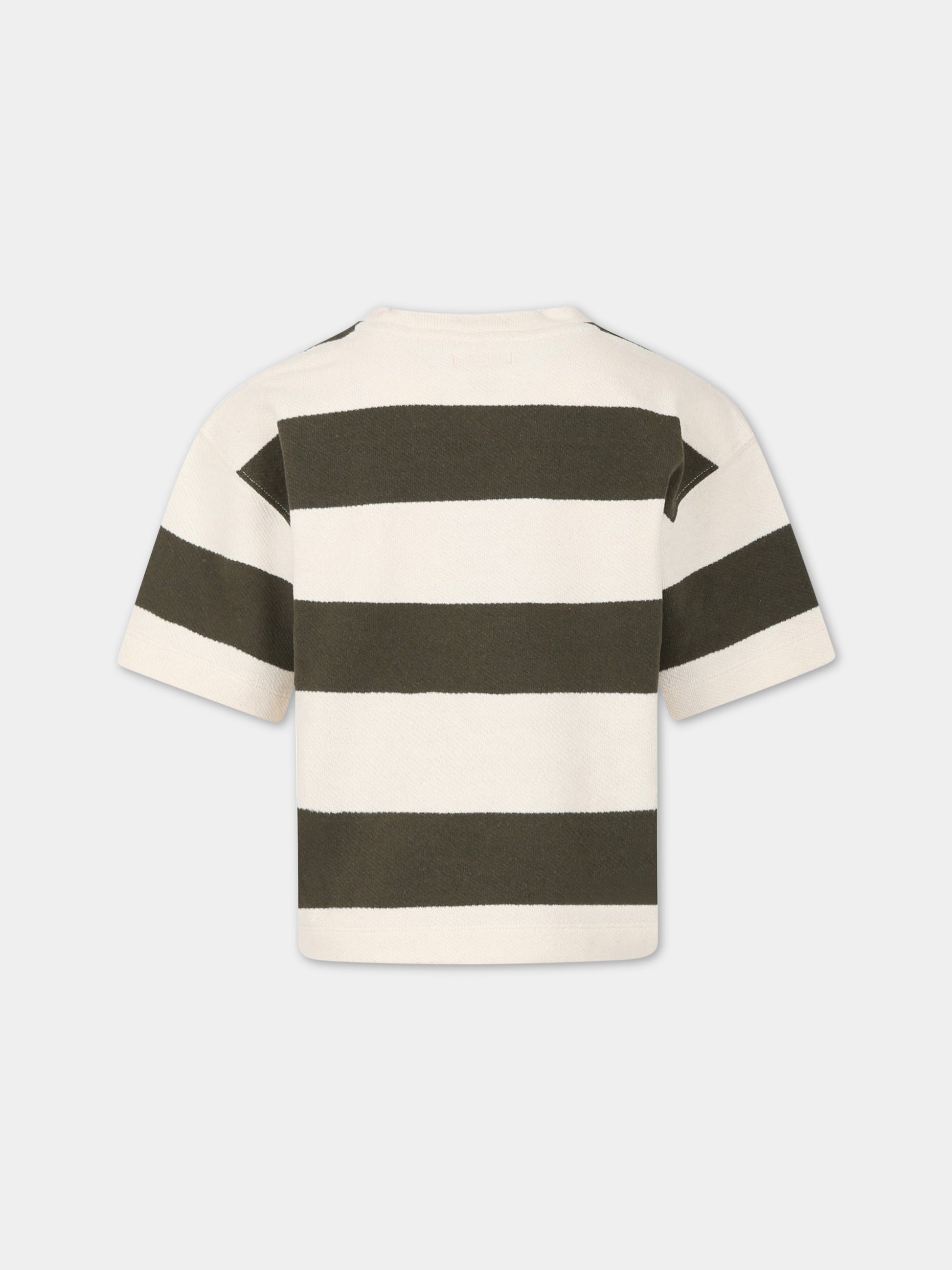 T-shirt multicolor per bambino a righe,Bellerose,SINE T1623 STB