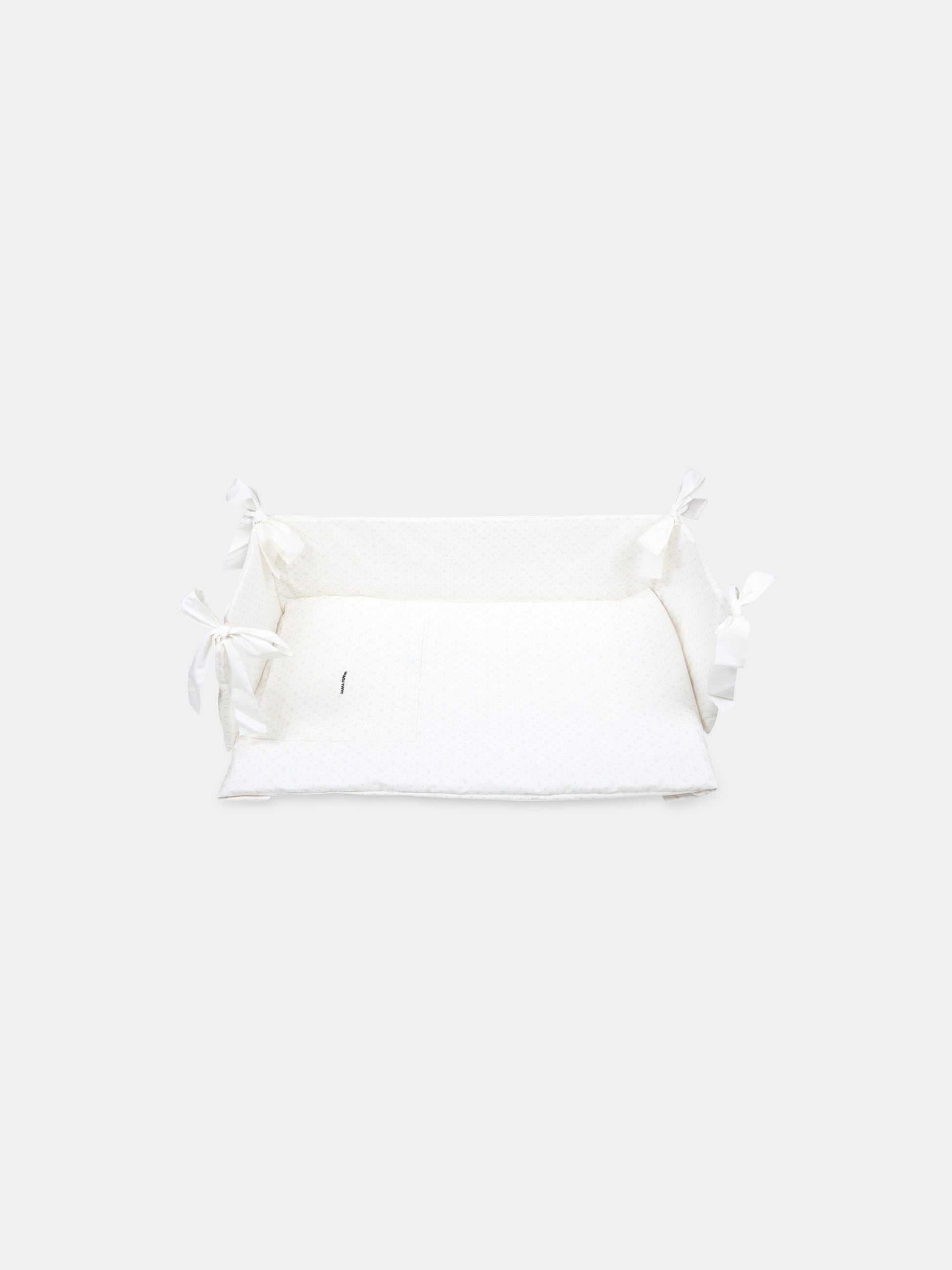 Set paracolpi avorio per neonata con occhiolini,Chiara Ferragni Homewear,CF117B