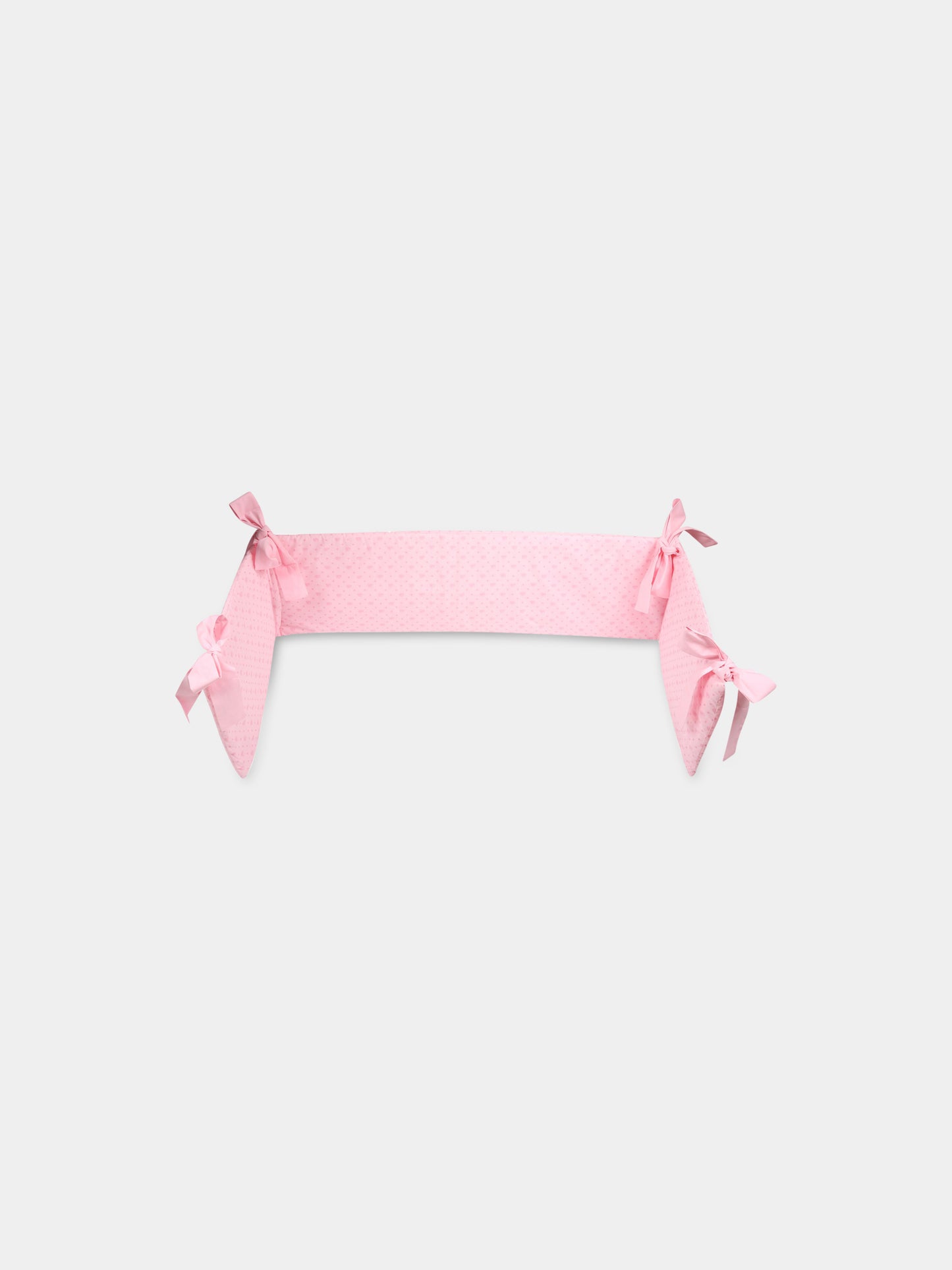 Set paracolpi rosa per neonata con occhiolini,Chiara Ferragni Homewear,CF117R
