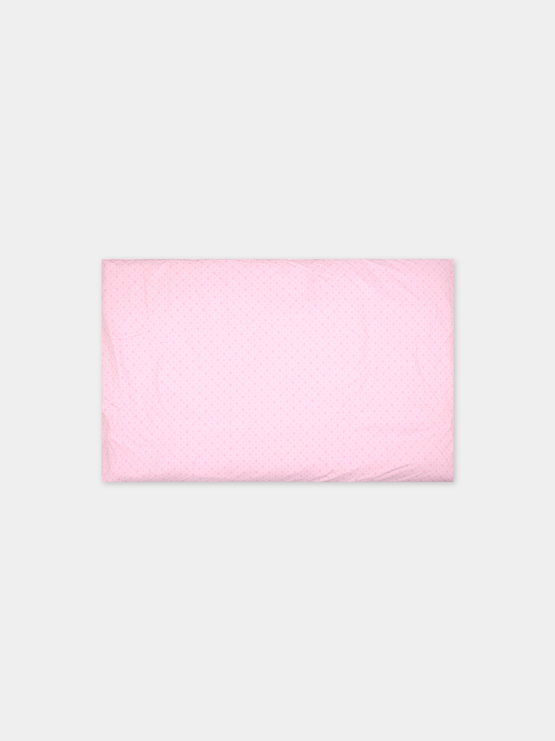 Set paracolpi rosa per neonata con occhiolino,Chiara Ferragni Homewear,CF017R