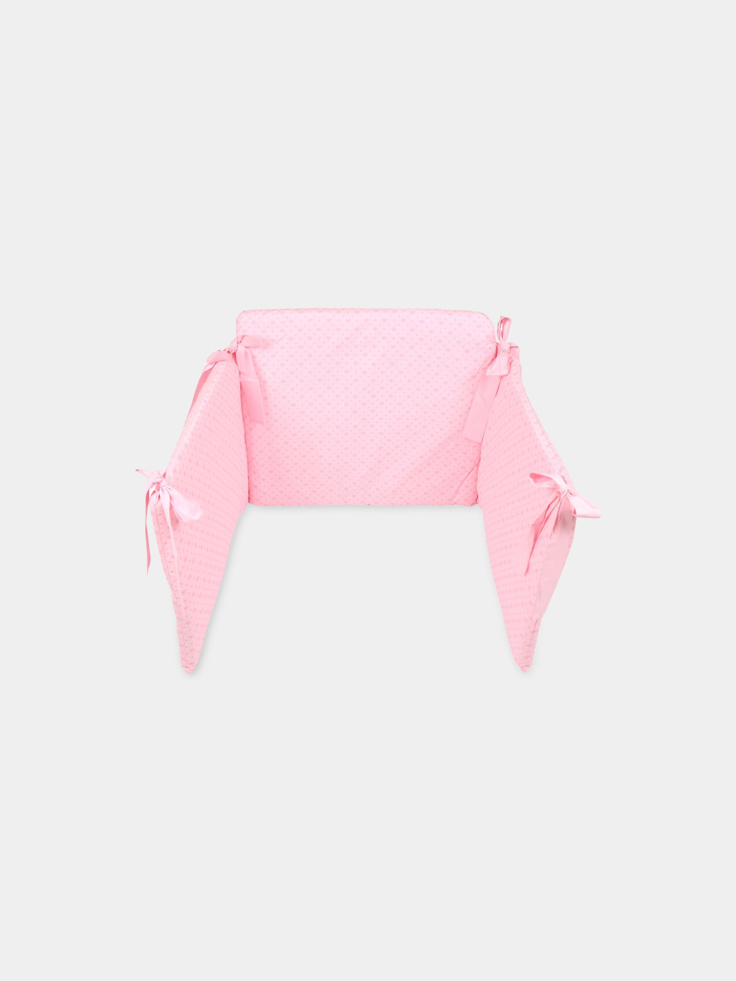 Set paracolpi rosa per neonata con occhiolino,Chiara Ferragni Homewear,CF017R