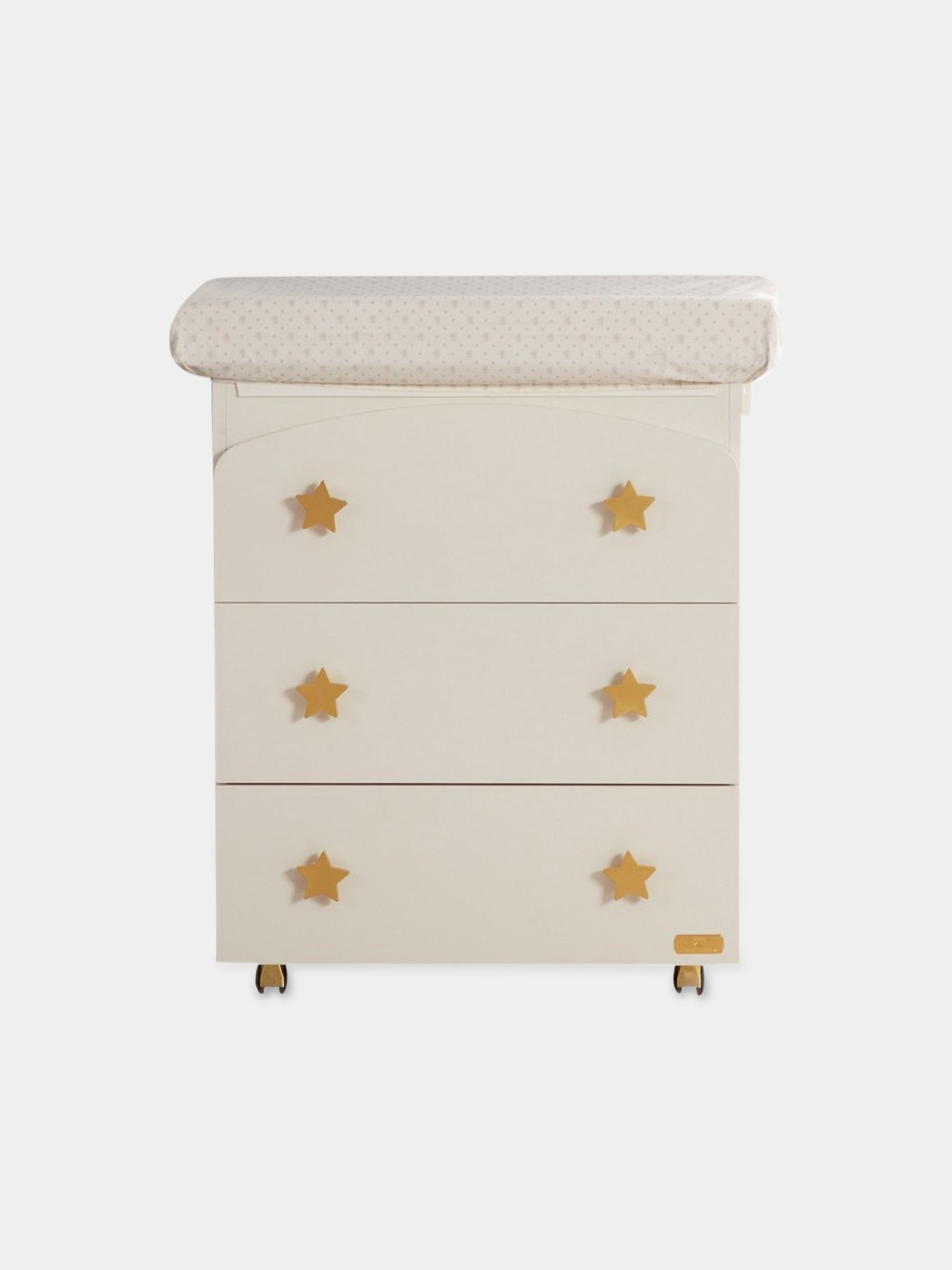 Bagnetto avorio per neonati con stelle,Chiara Ferragni Homewear,CF002B