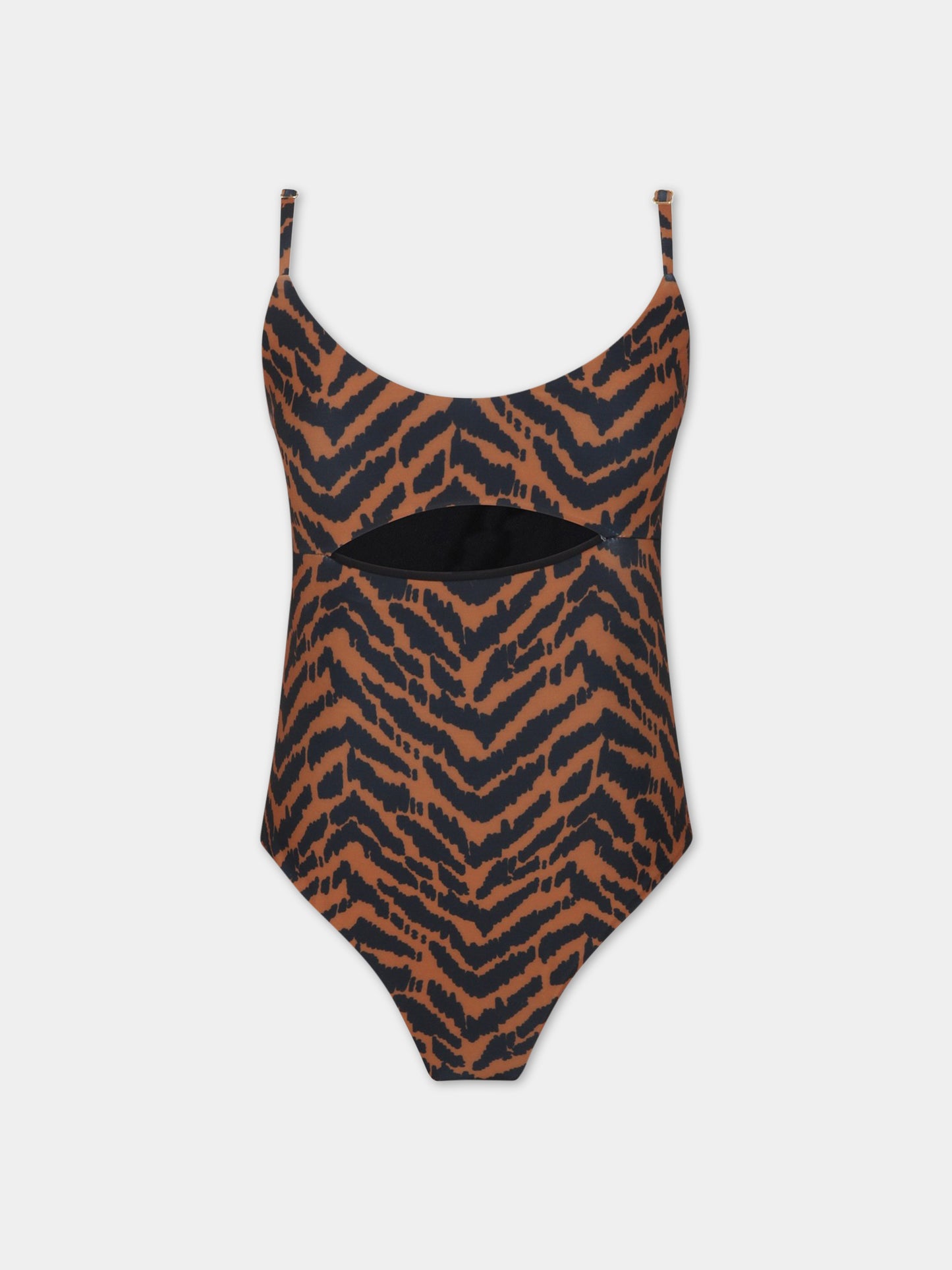 Costume multicolor da bagno da donna con stampa tigrata,Matineè,CB4015 ISA TIGRE