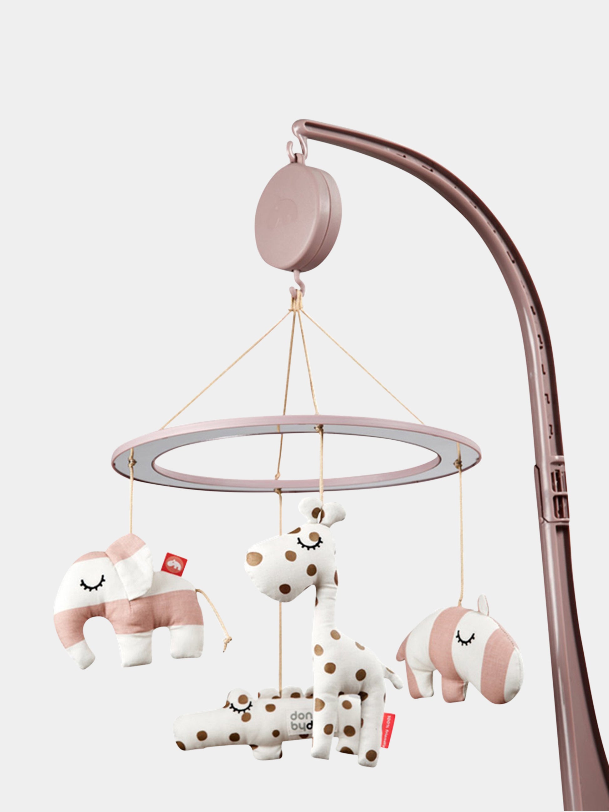 Giostrina musicale rosa per neonati,Done By Deer,DD-4498351