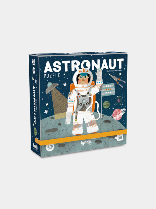 Puzzle multicolor per bambini con astronauta,Londji,PZ570U