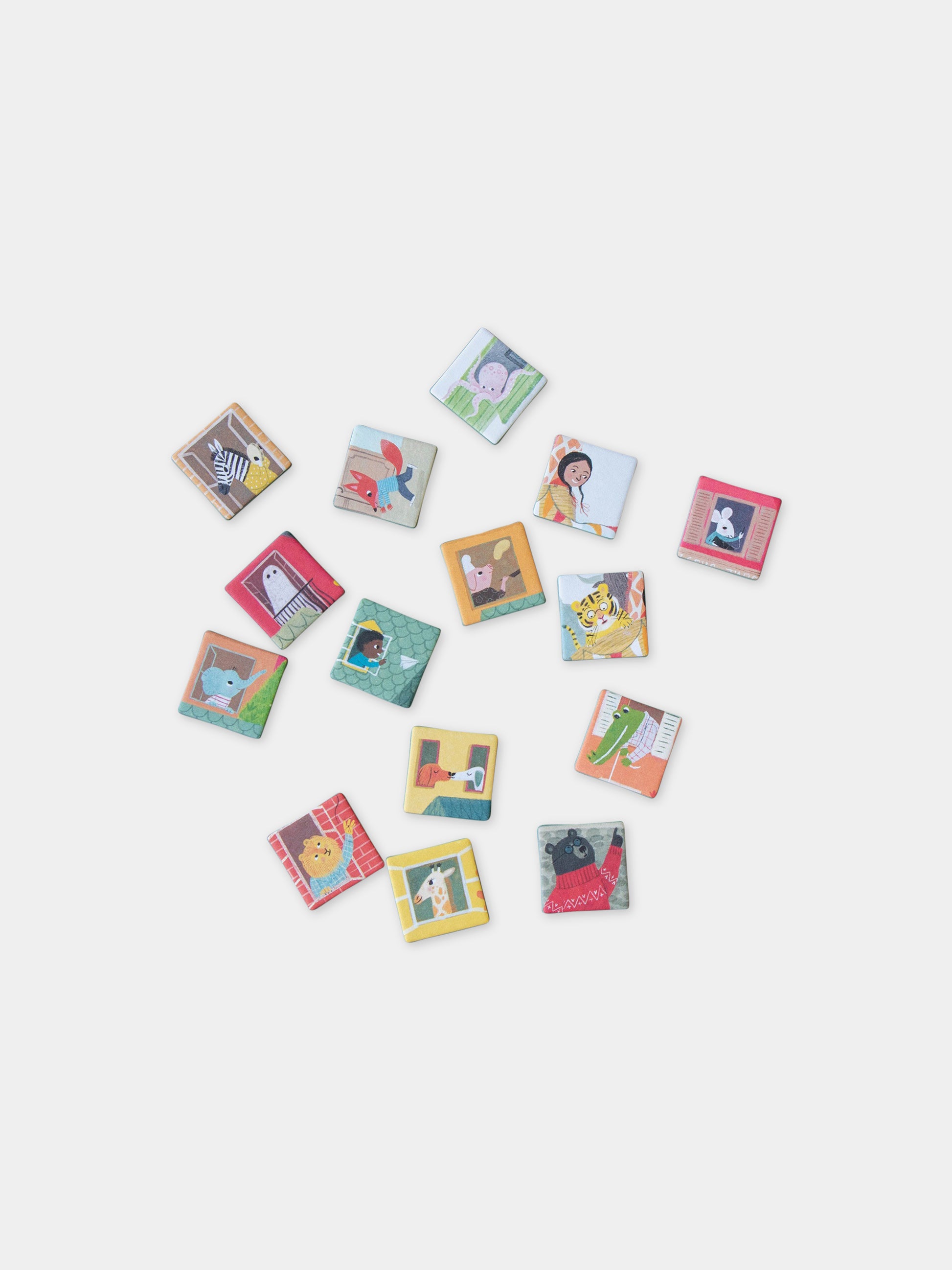 Puzzle multicolor per bambini con mongolfiera,Londji,PZ586U