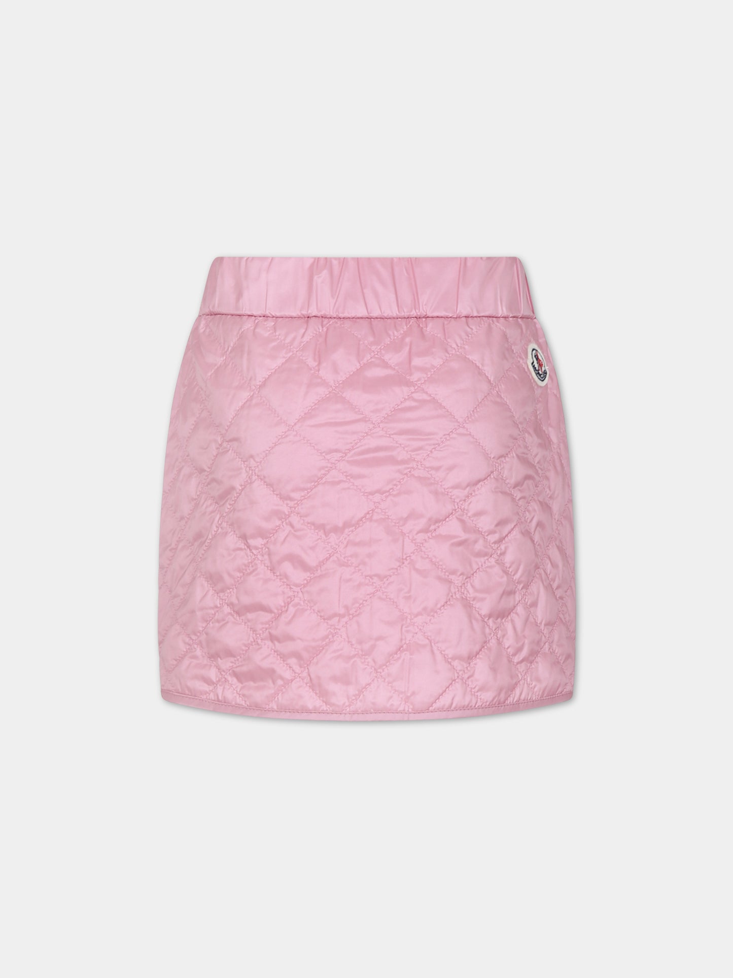 Gonna rosa per bambina con logo,Moncler Kids,954 2D00002 788K1 527