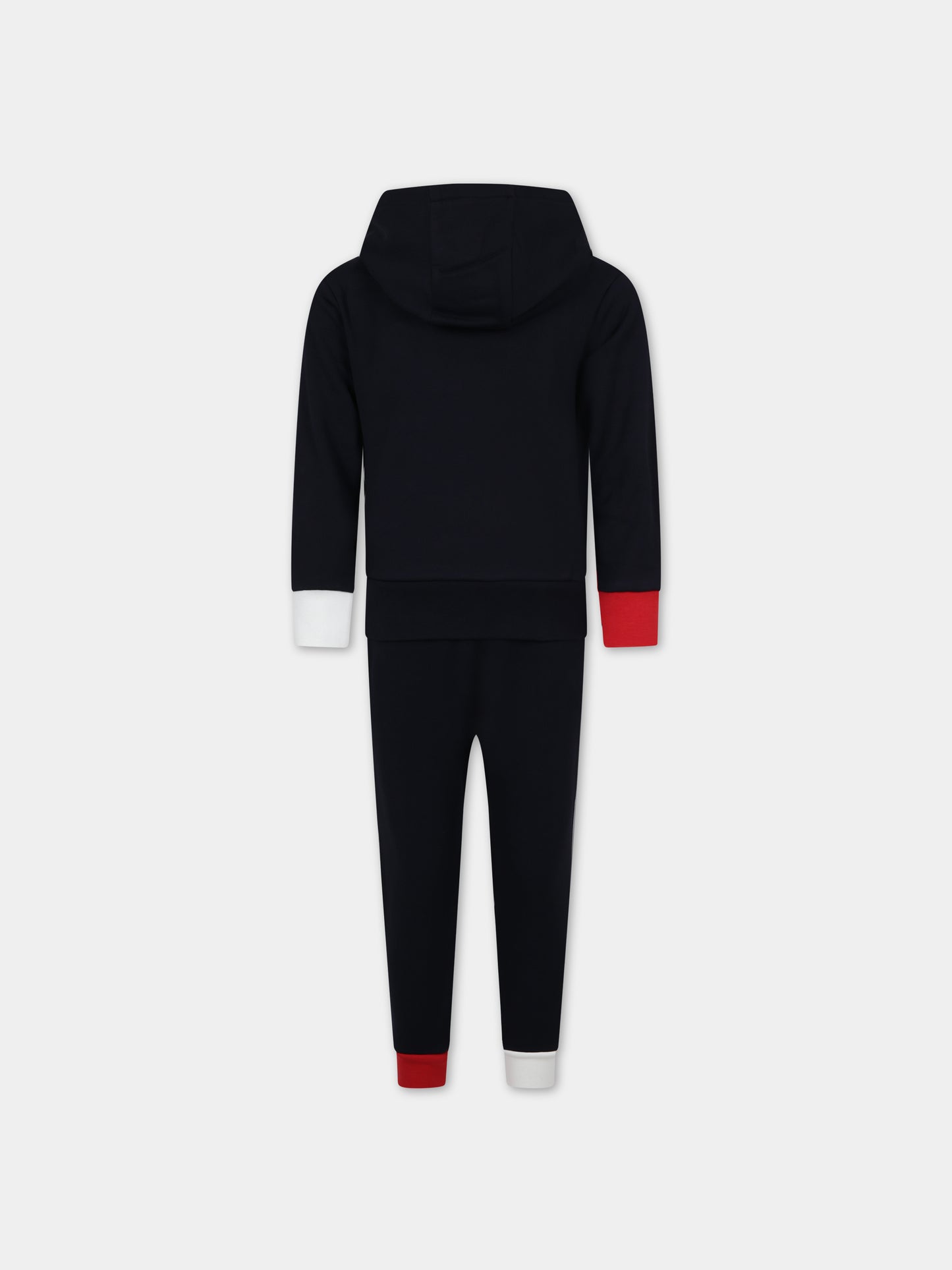 Completo blu per bambino con logo,Moncler Kids,954 8M00008 899PS 778