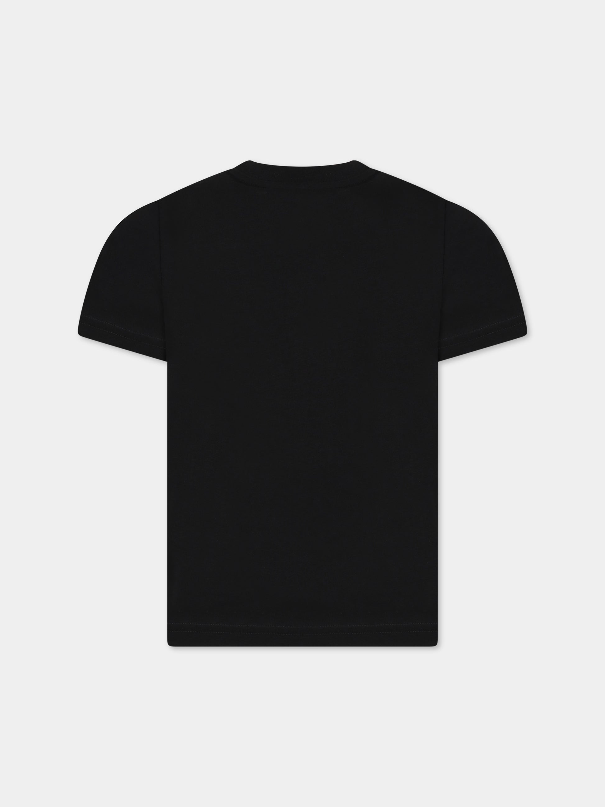 T-shirt nera per bambino con logo,Dsquared2,DQ1735 D00MV D2T946U DQ900