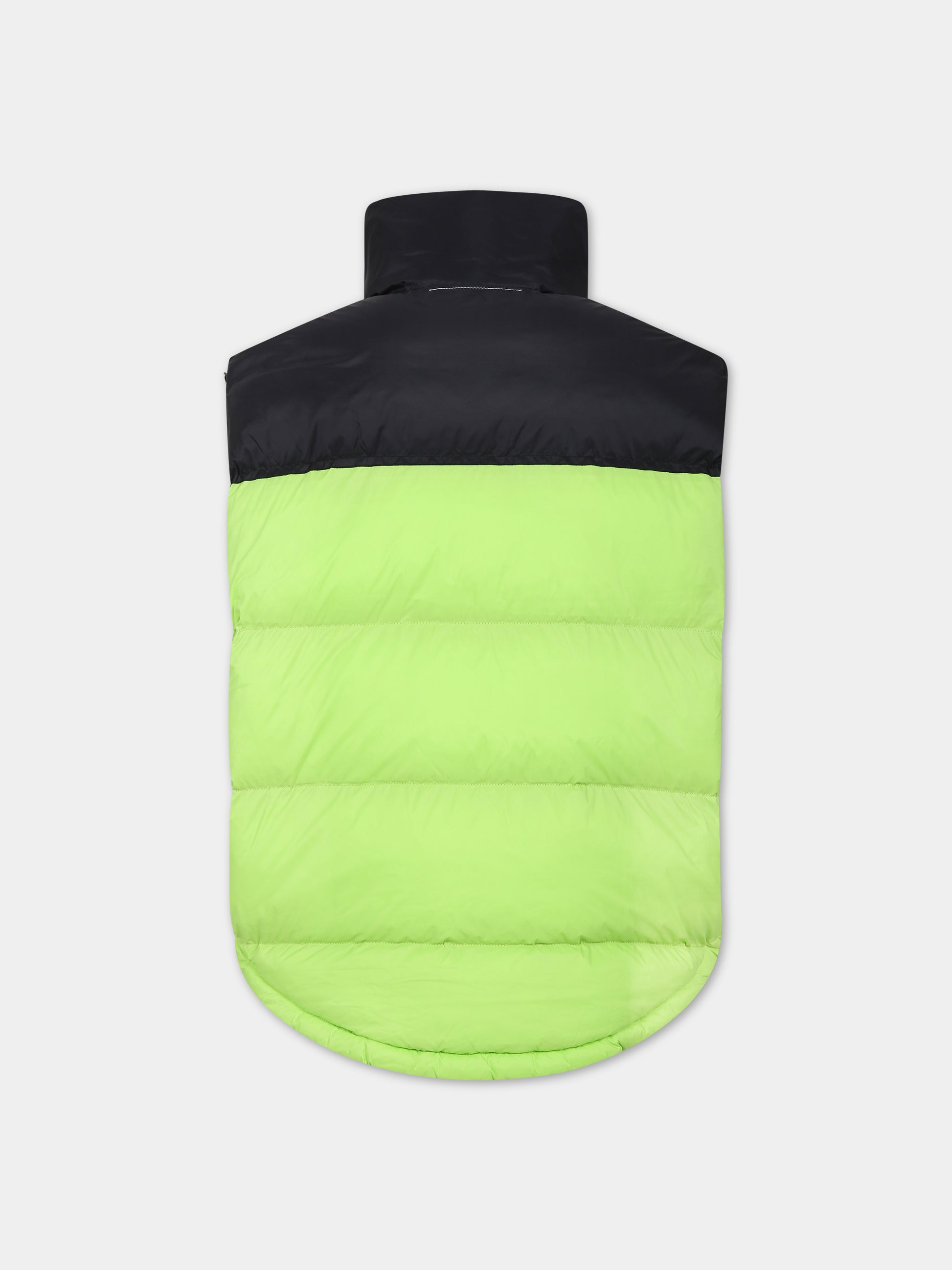 Piumino verde per bambini con logo,Mm6 Maison Margiela,M60471 MM00V MM6J62U M6510