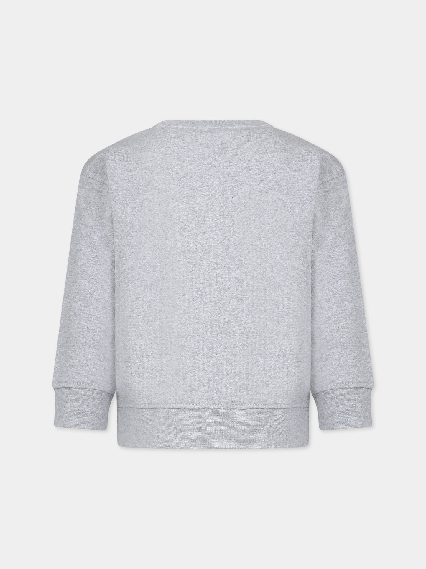 Felpa grigia per bambino con logo,Stella Mccartney Kids,TT4R60 Z0453 905