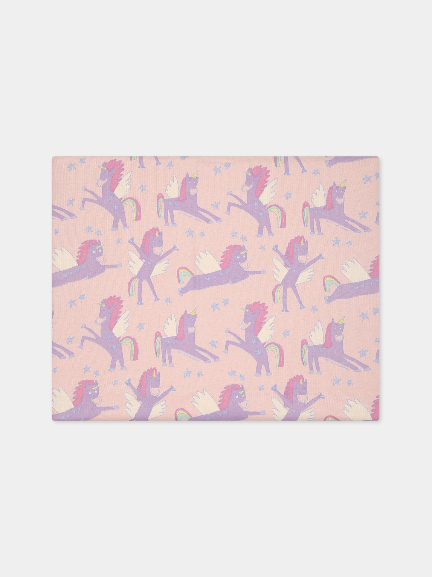 Coperta rosa per neonata con unicorno,Stella Mccartney Kids,TT0020 Z1467 505MC
