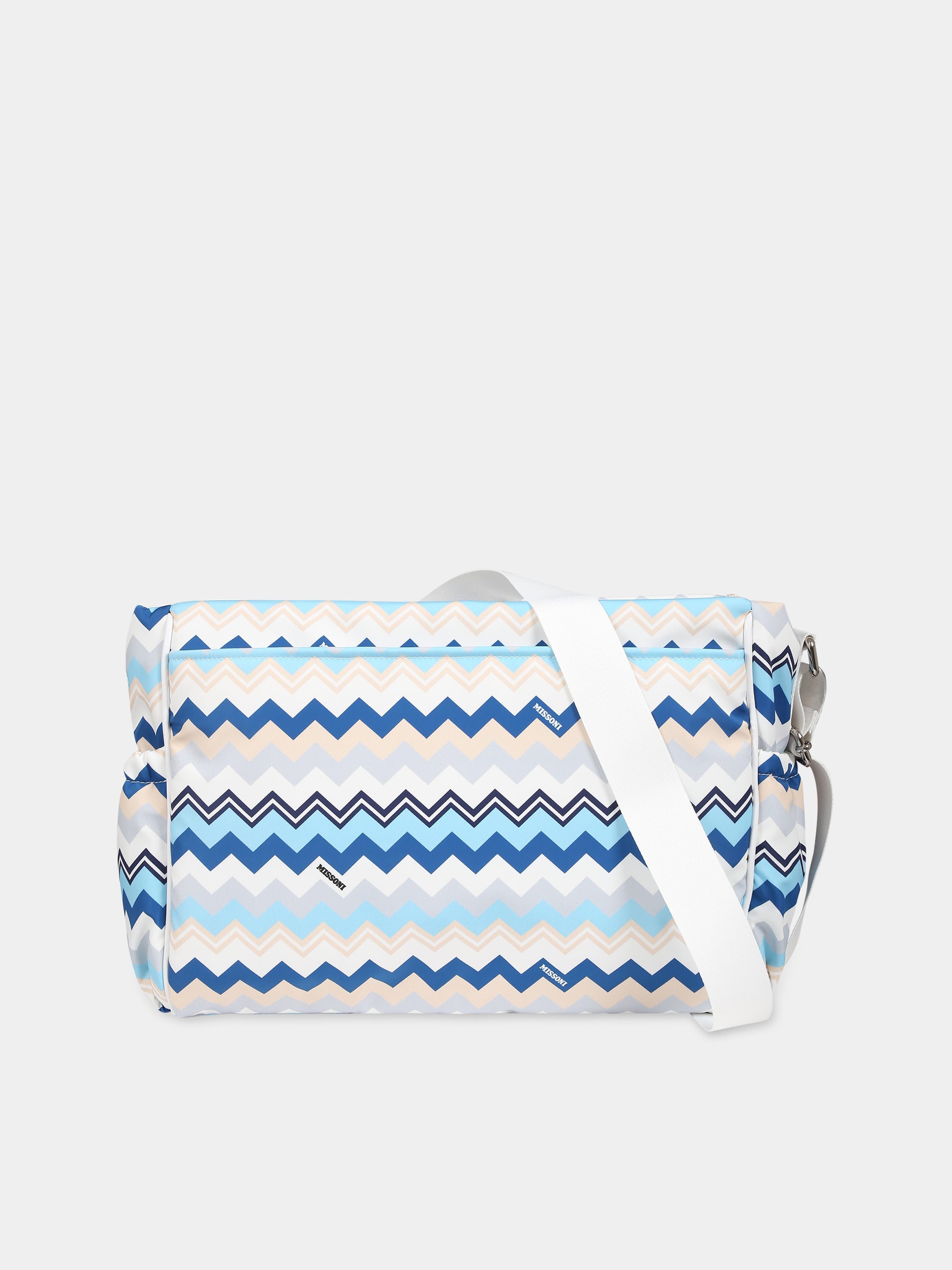 Borsa mamma multicolor per neonati con logo,Missoni,MT0548 N0192 607MC