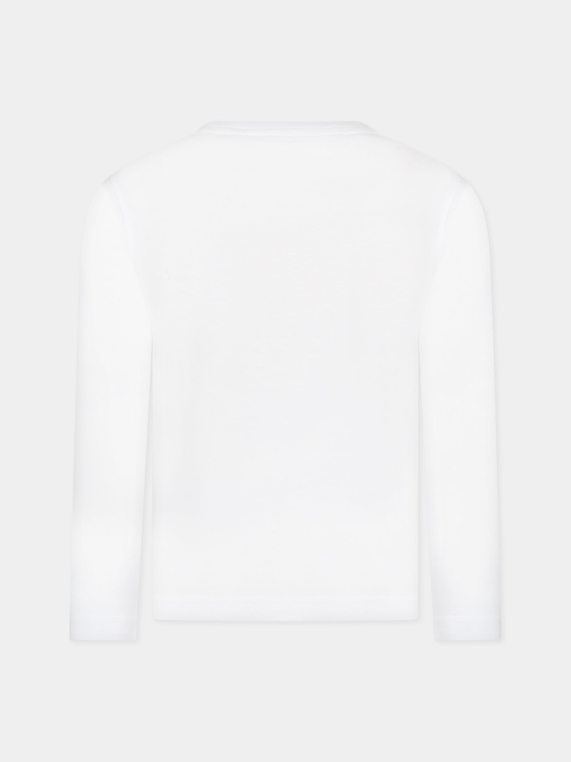 T-shirt bianca per bambino con logo,Timberland,T25U28 10P