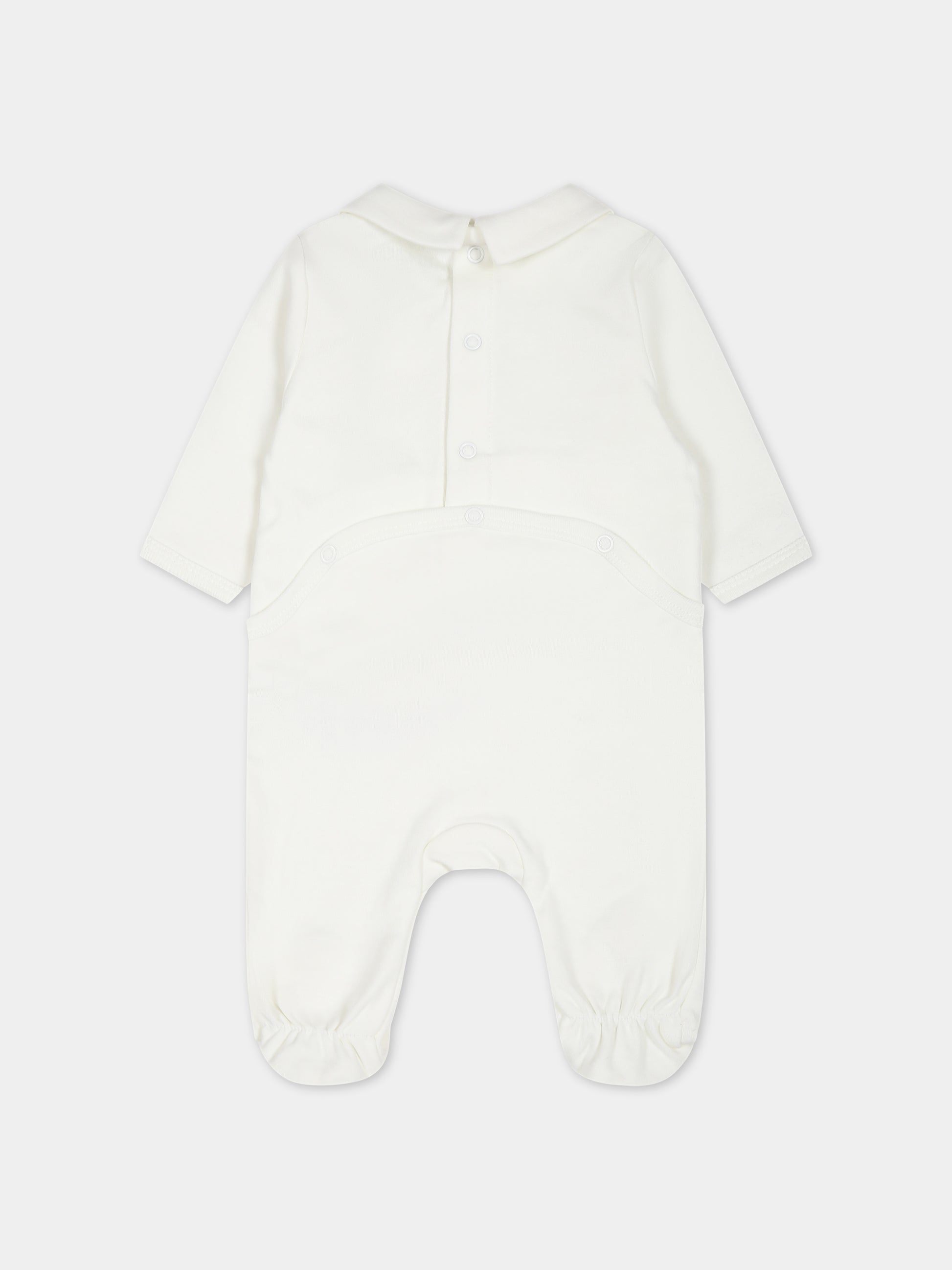 Set celeste per neonato con stampa e logo,Kenzo Kids,K98144 771