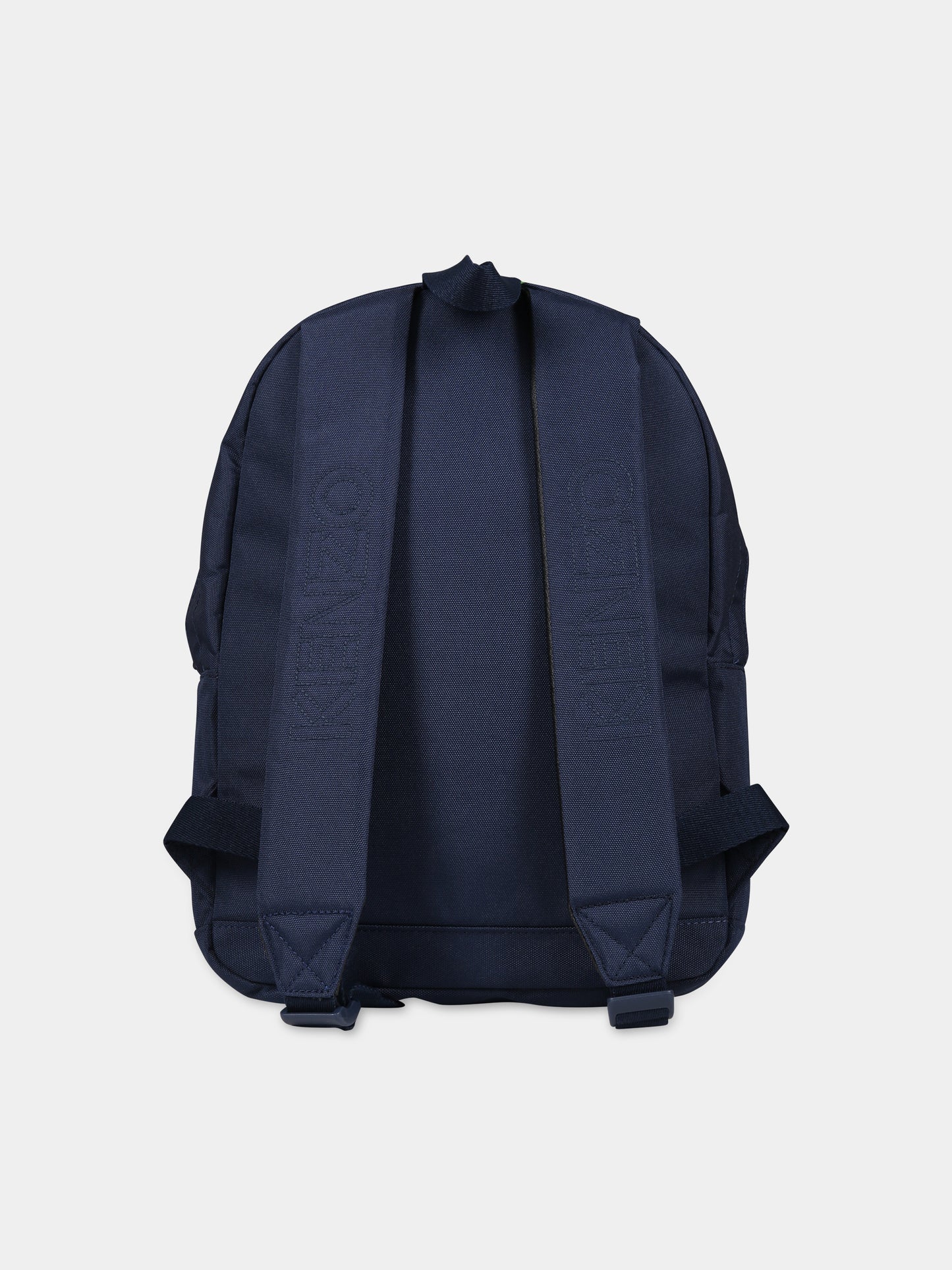 Zaino blu per bambino con tigre e logo,Kenzo Kids,K50042 84A