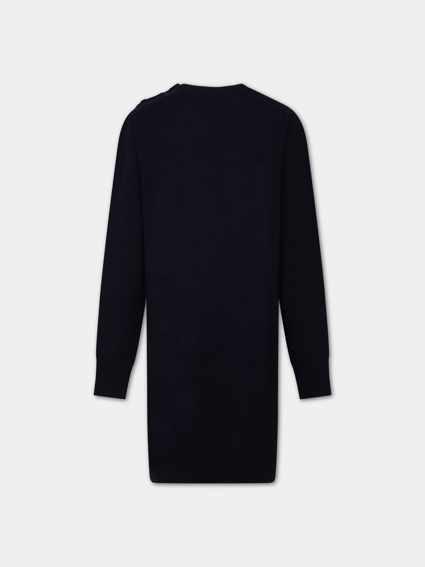 Vestito blu per bambina con scritta,Zadig & Voltaire Kids,X12206 84E