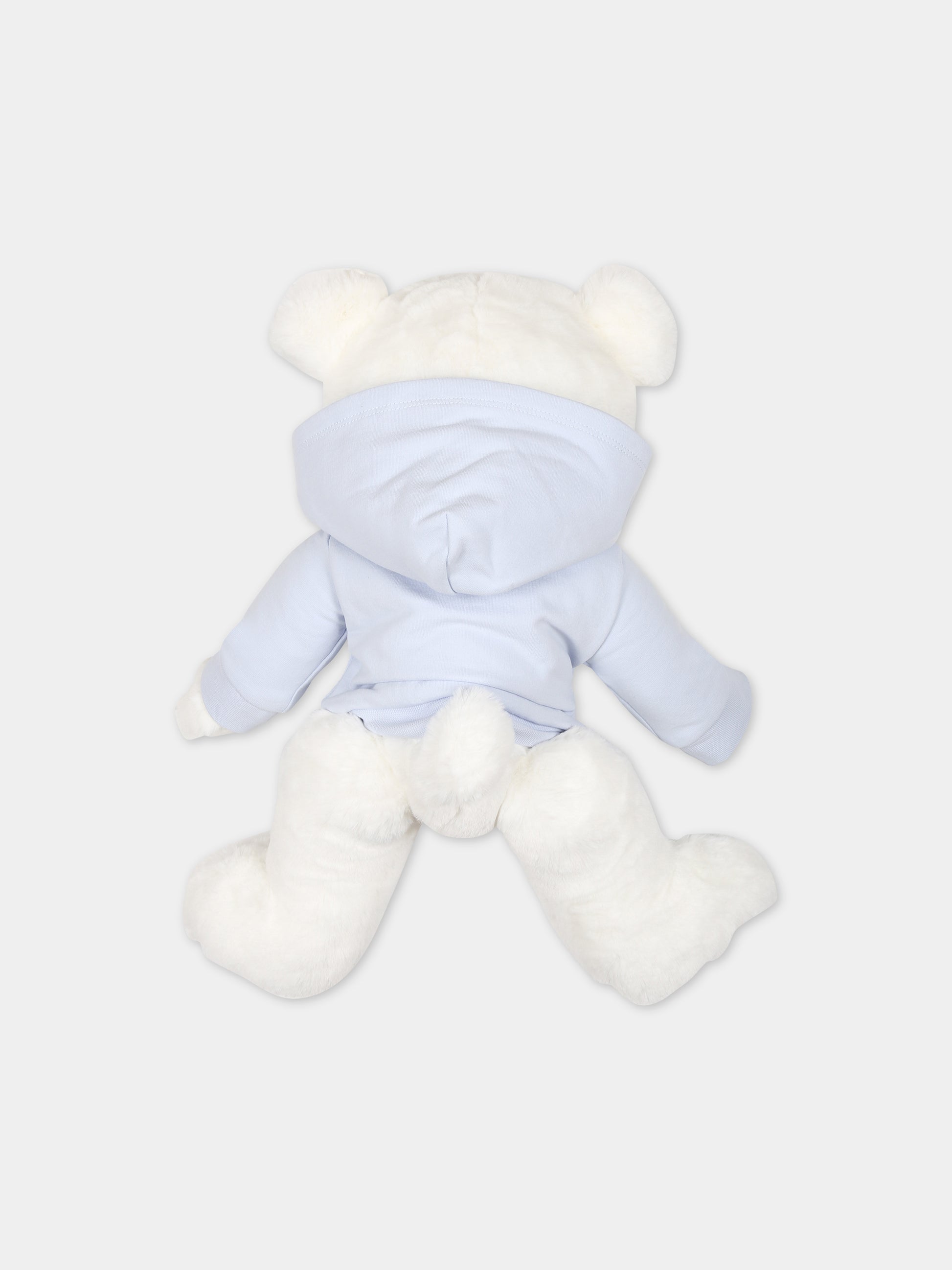 Peluche celeste per neonato con logo,Givenchy Kids,H9K076 771
