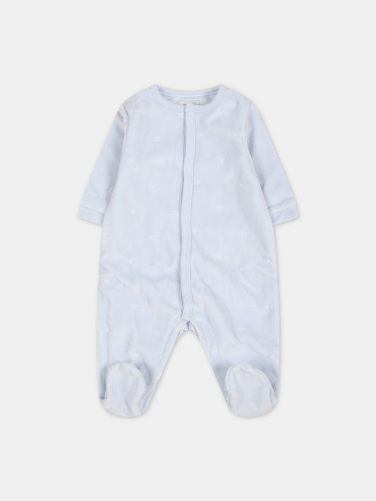 Tutina celeste per neonato con stelle,Carrement Beau,Y97307 78K