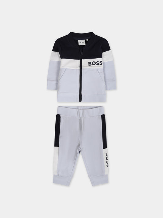 Completo celeste per neonato,Boss,J98429 771