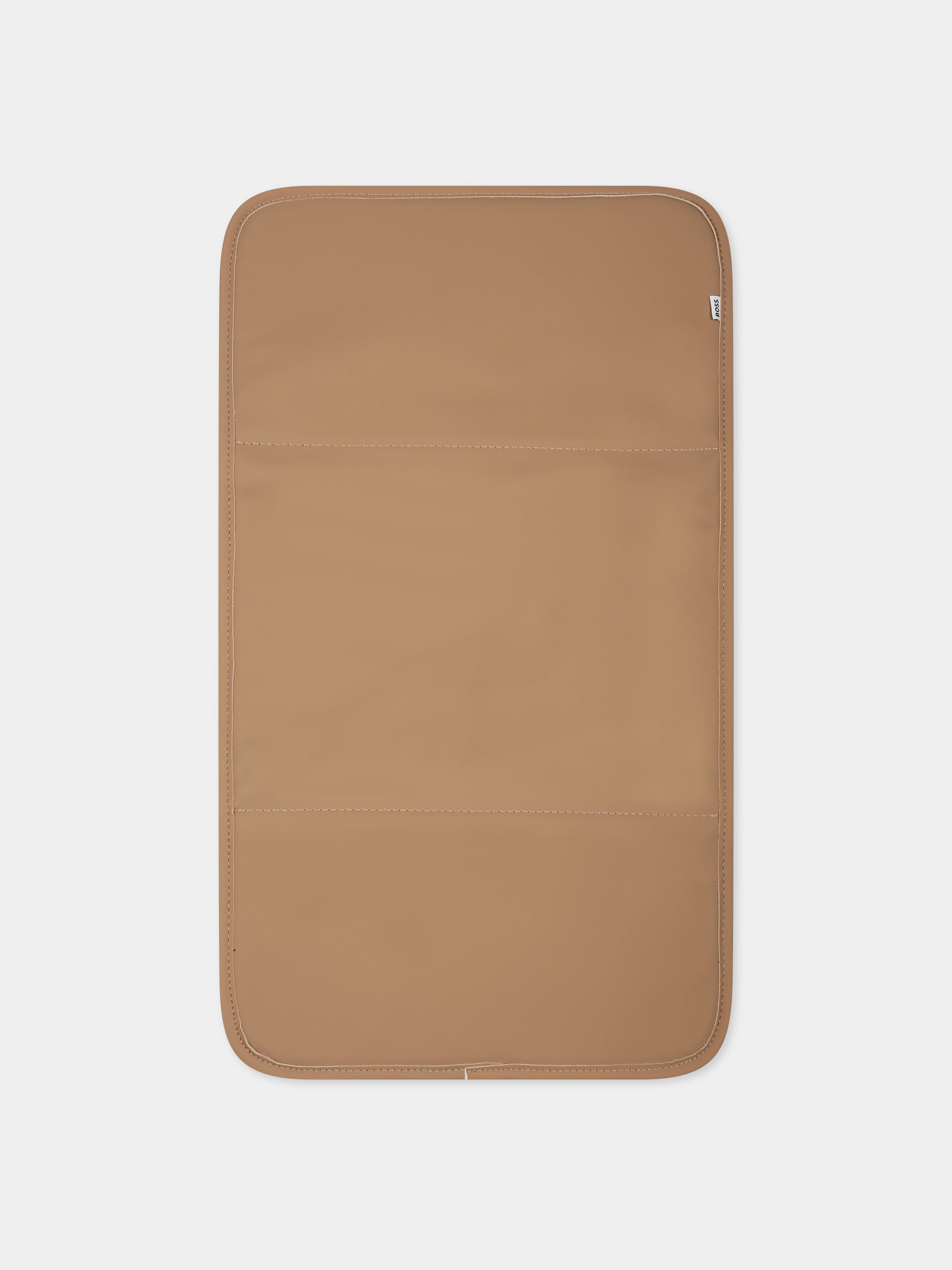 Borsa mamma beige per neonati con logo,Boss,J90336 237