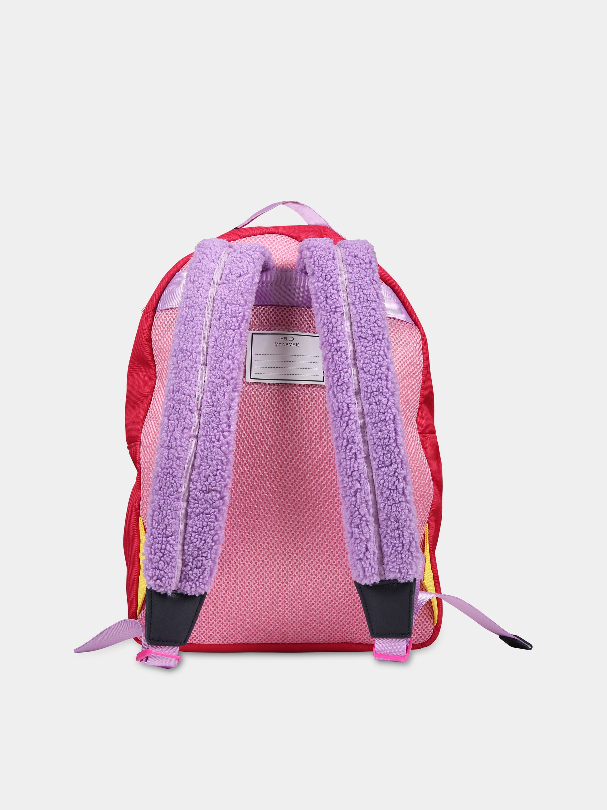 Zaino fucsia per bambina con logo,Little Marc Jacobs,W10221 494