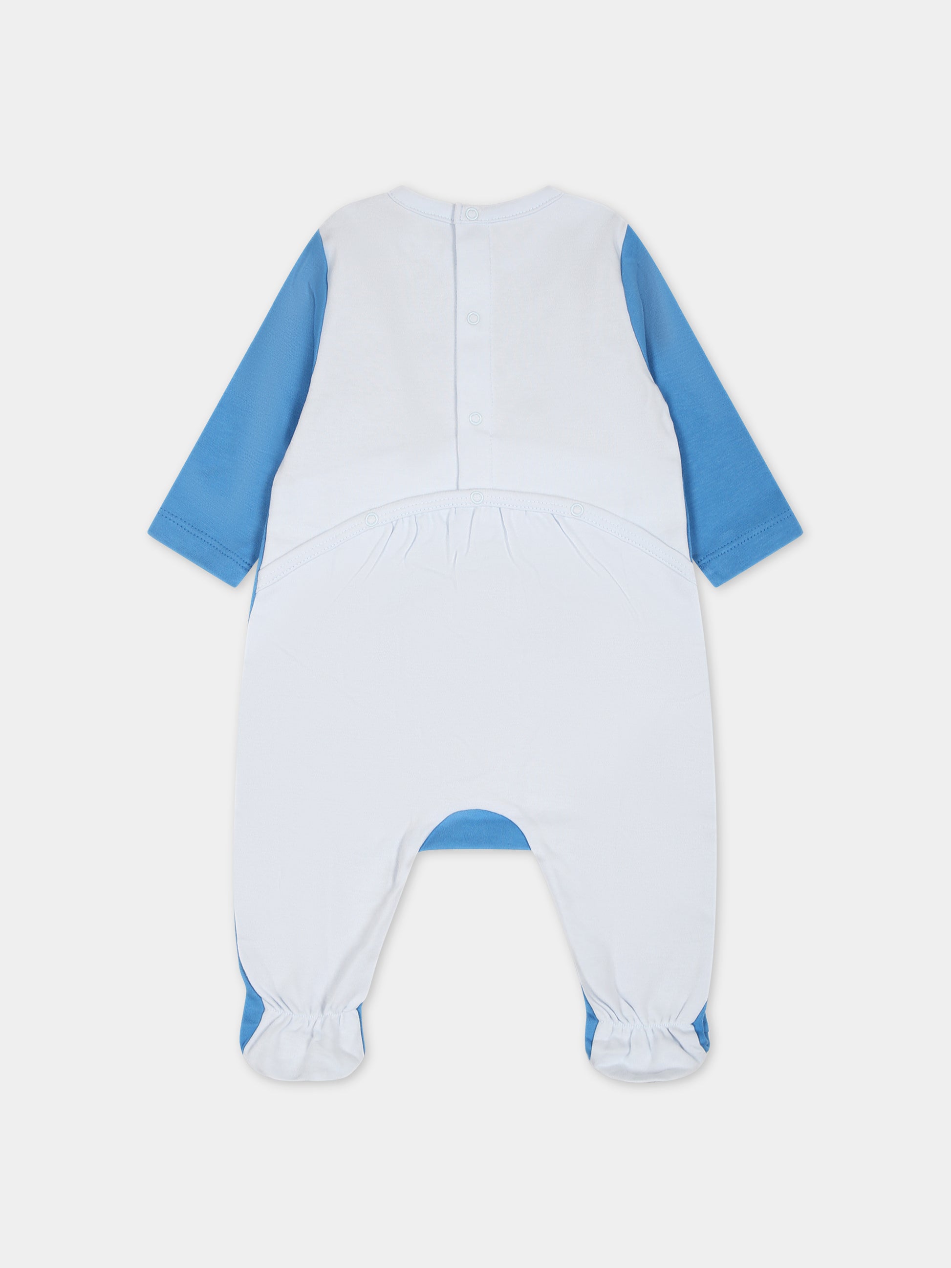 Set celeste per neonato con logo,Little Marc Jacobs,W98175 83E