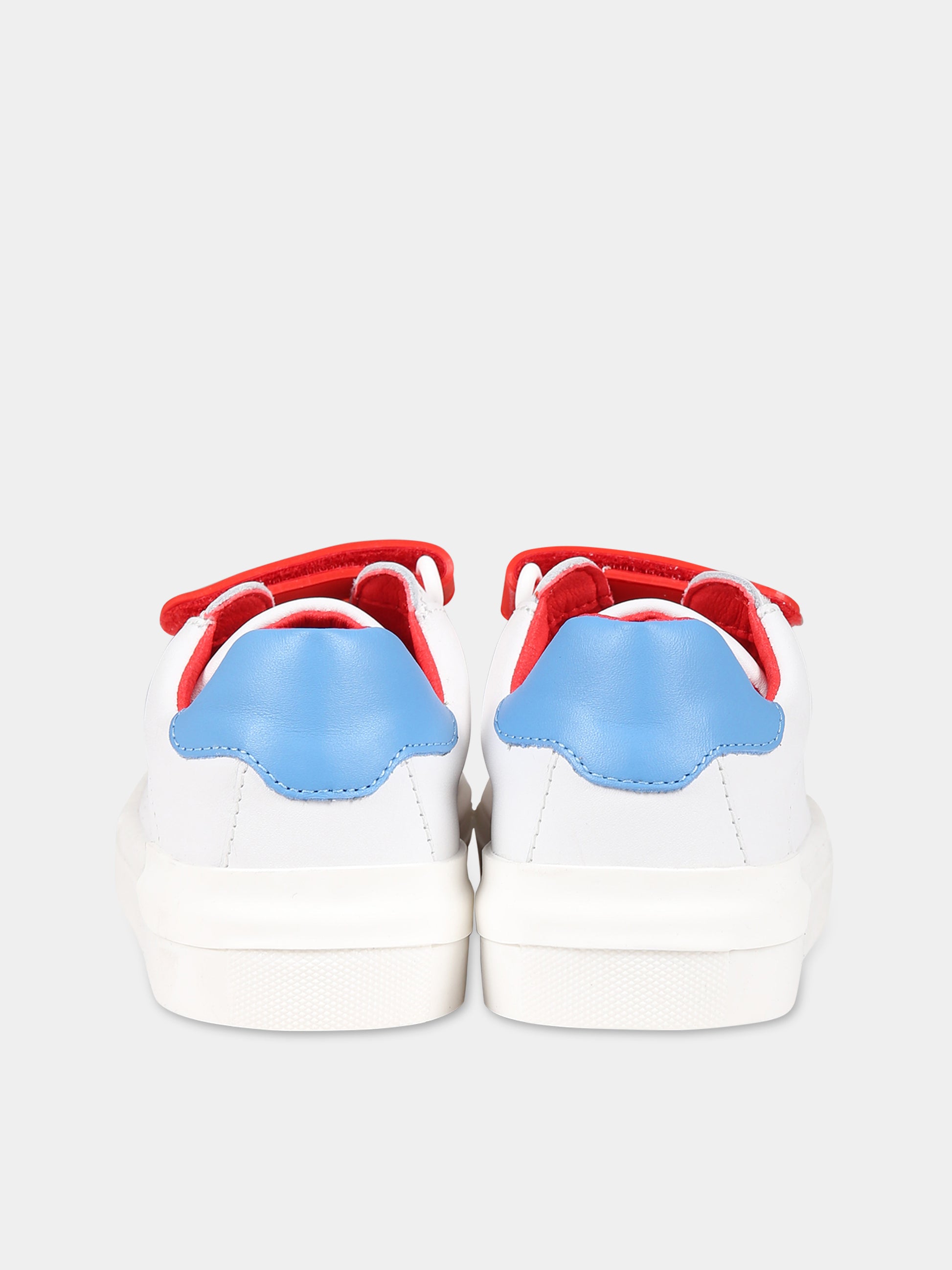 Sneakers bianche per bambino con logo,Little Marc Jacobs,W19143 10P