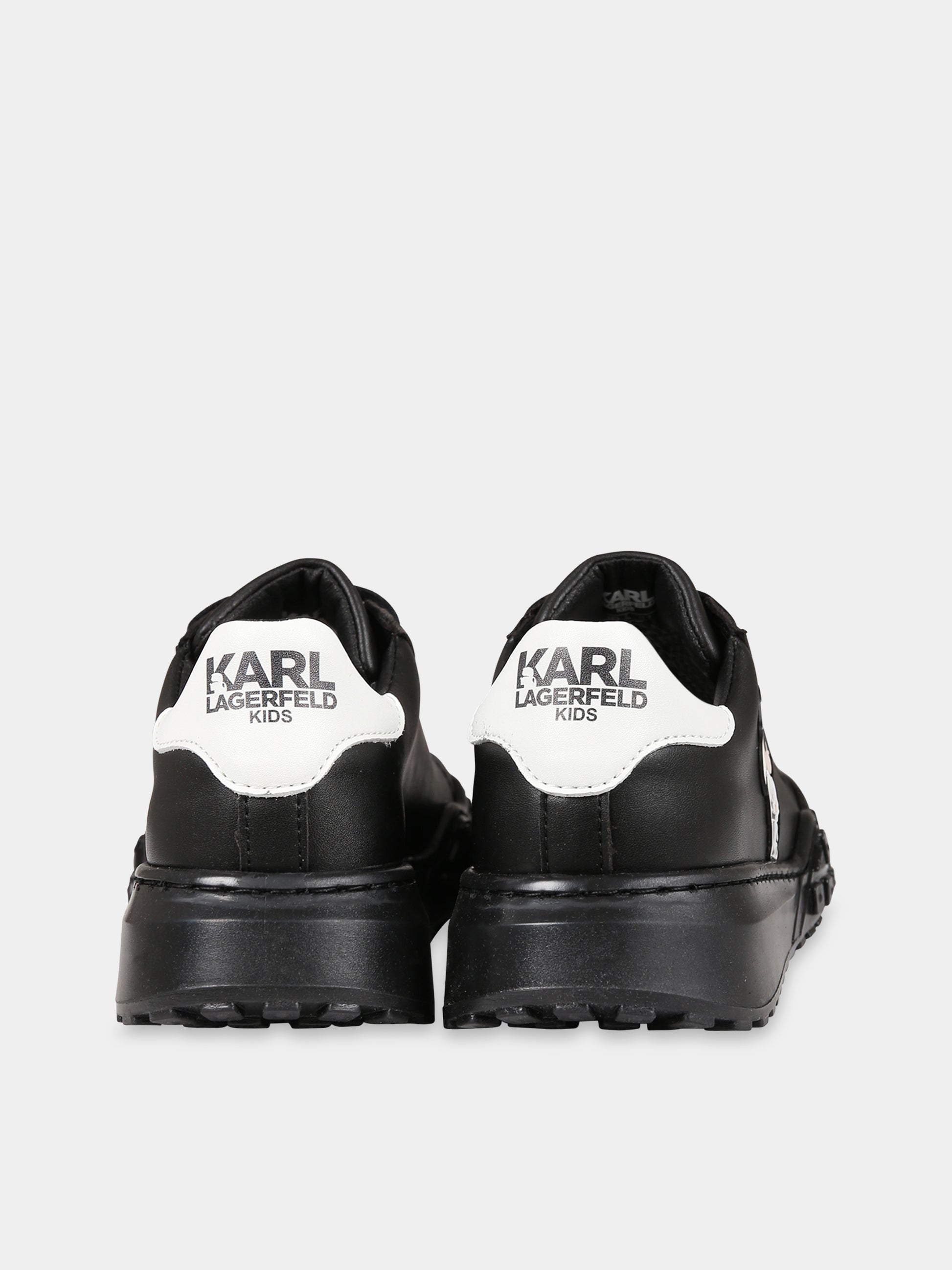 Sneakers nere per bambini con logo,Karl Lagerfeld Kids,Z29073 09B