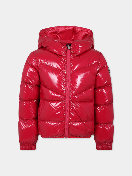 Piumino rosso per bambina con logo,Colmar Originals Kids,3400 8XV 613