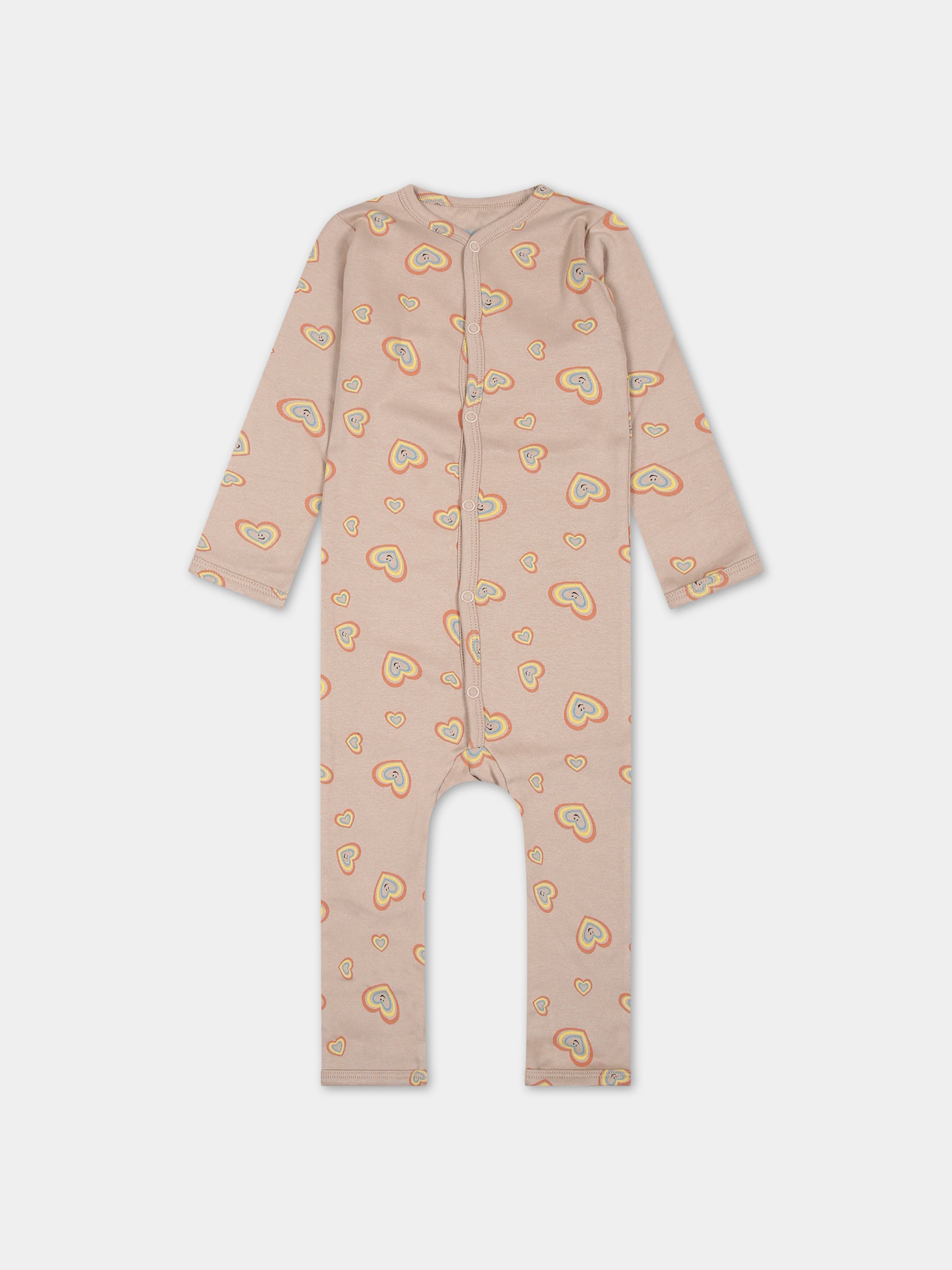 Tutina rosa per neonata con cuori,Molo,4W23B501 6959