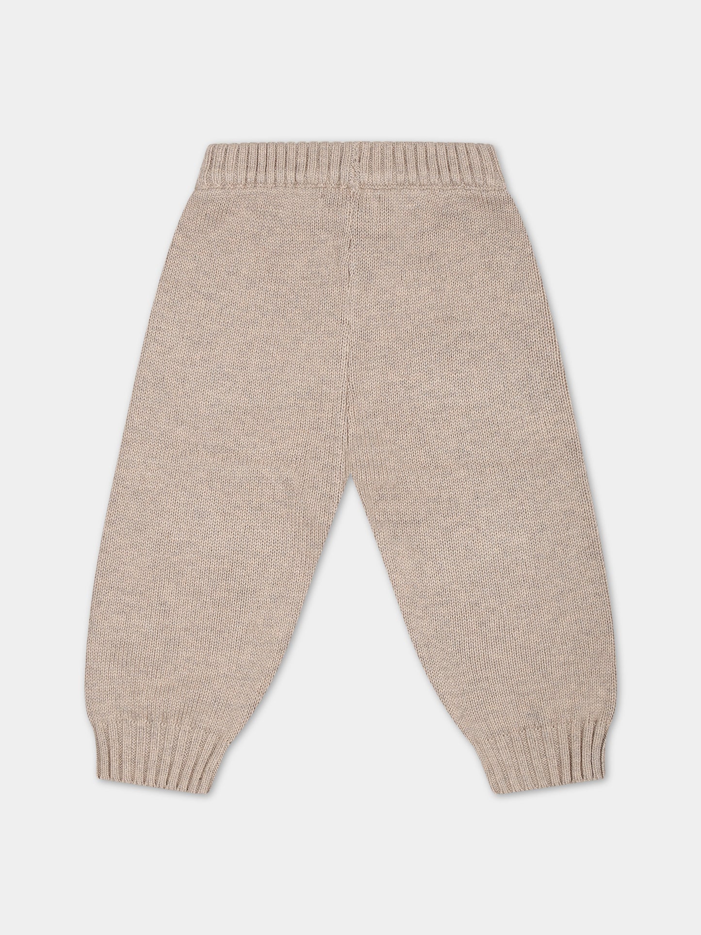 Pantaloni avorio per neonati con smile,Molo,6W23I208 8788