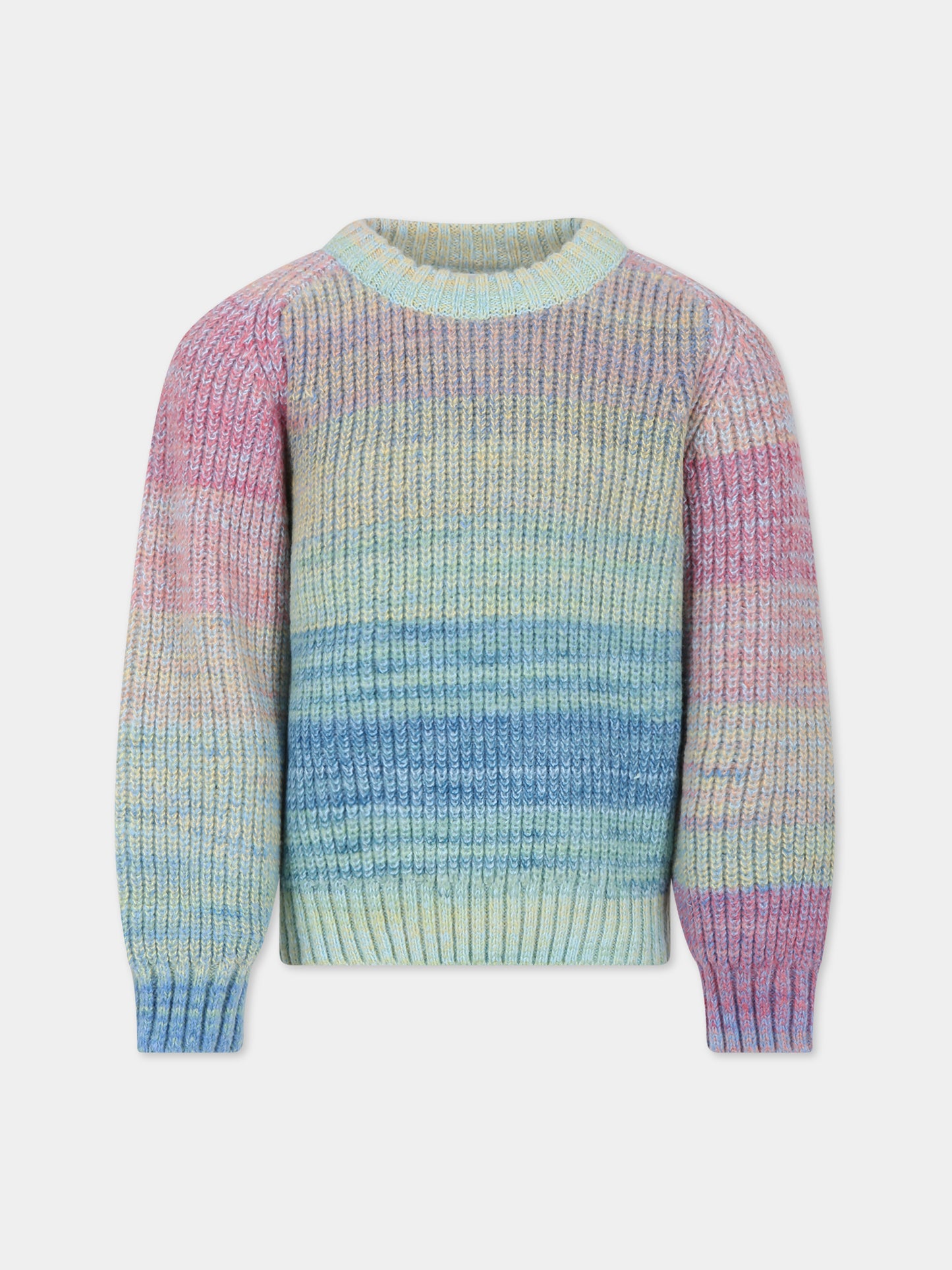 Maglione multicolor per bambina con logo,Molo,6W23K209 3294