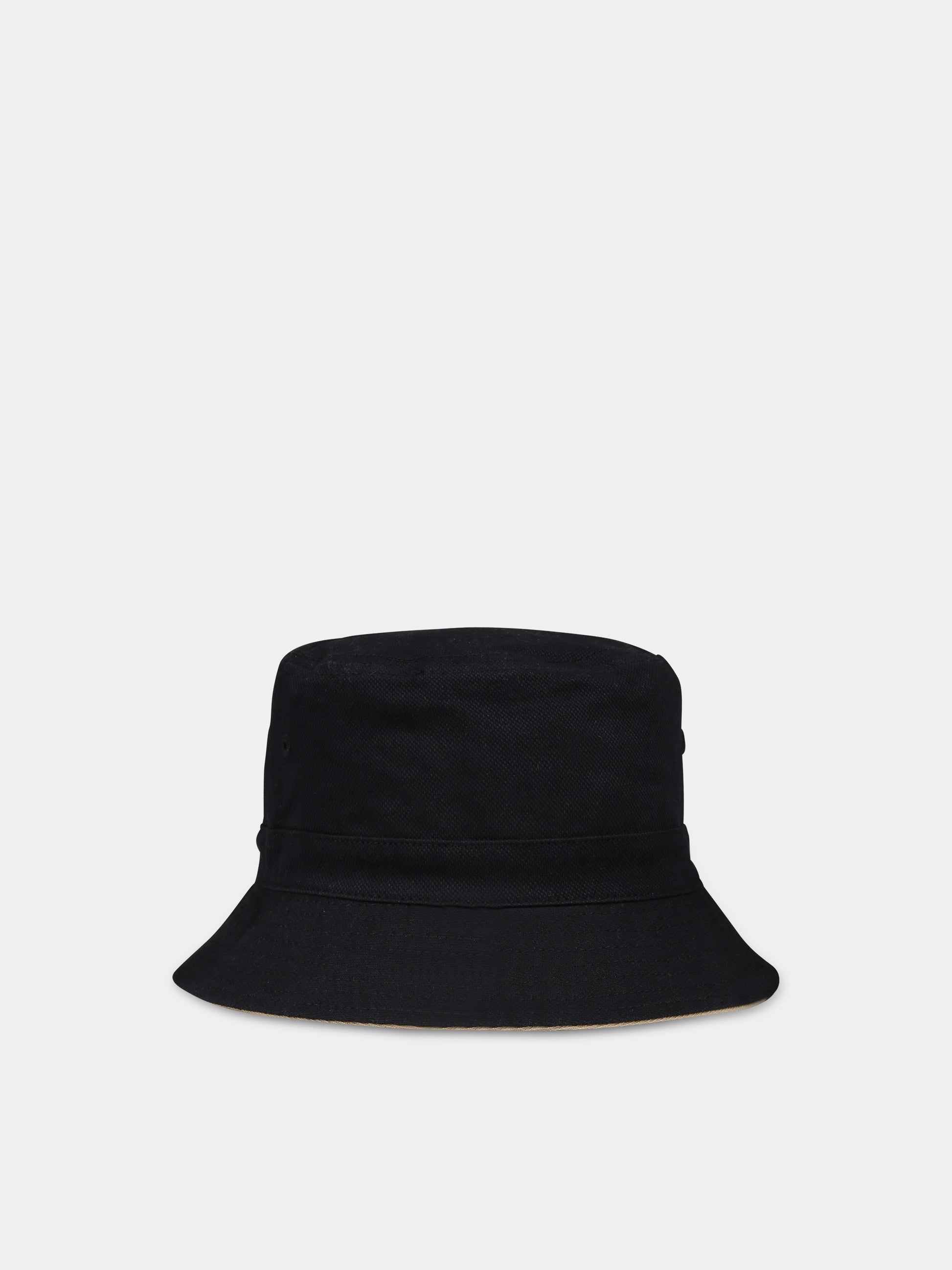 Cloche beige reversibile per bambini con simbolo dellla pace,Molo,7W23T302 8838