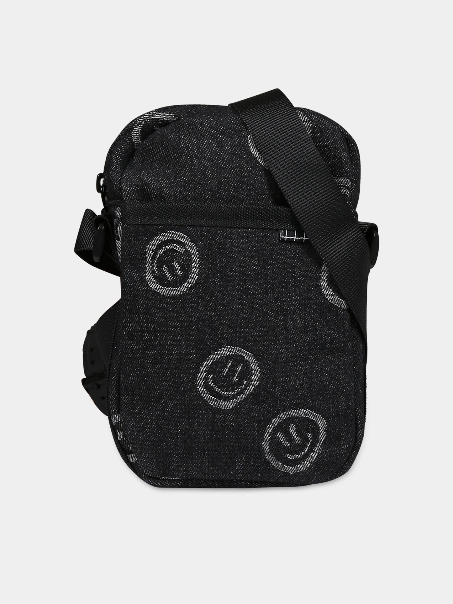 Borsa nera per bambini con smile,Molo,7W23V103 8811